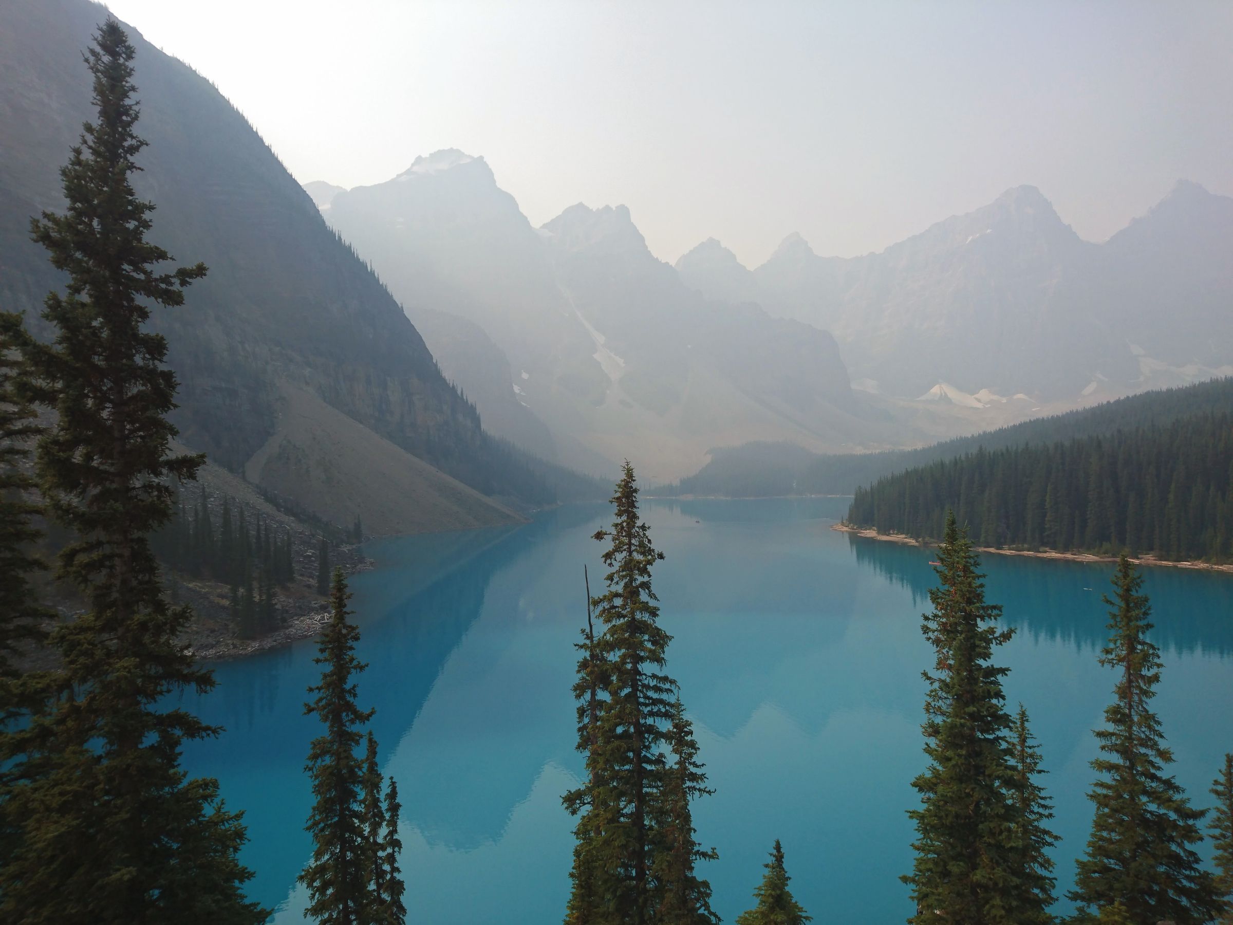 Moraine Lake in Canada Taken By Sam 