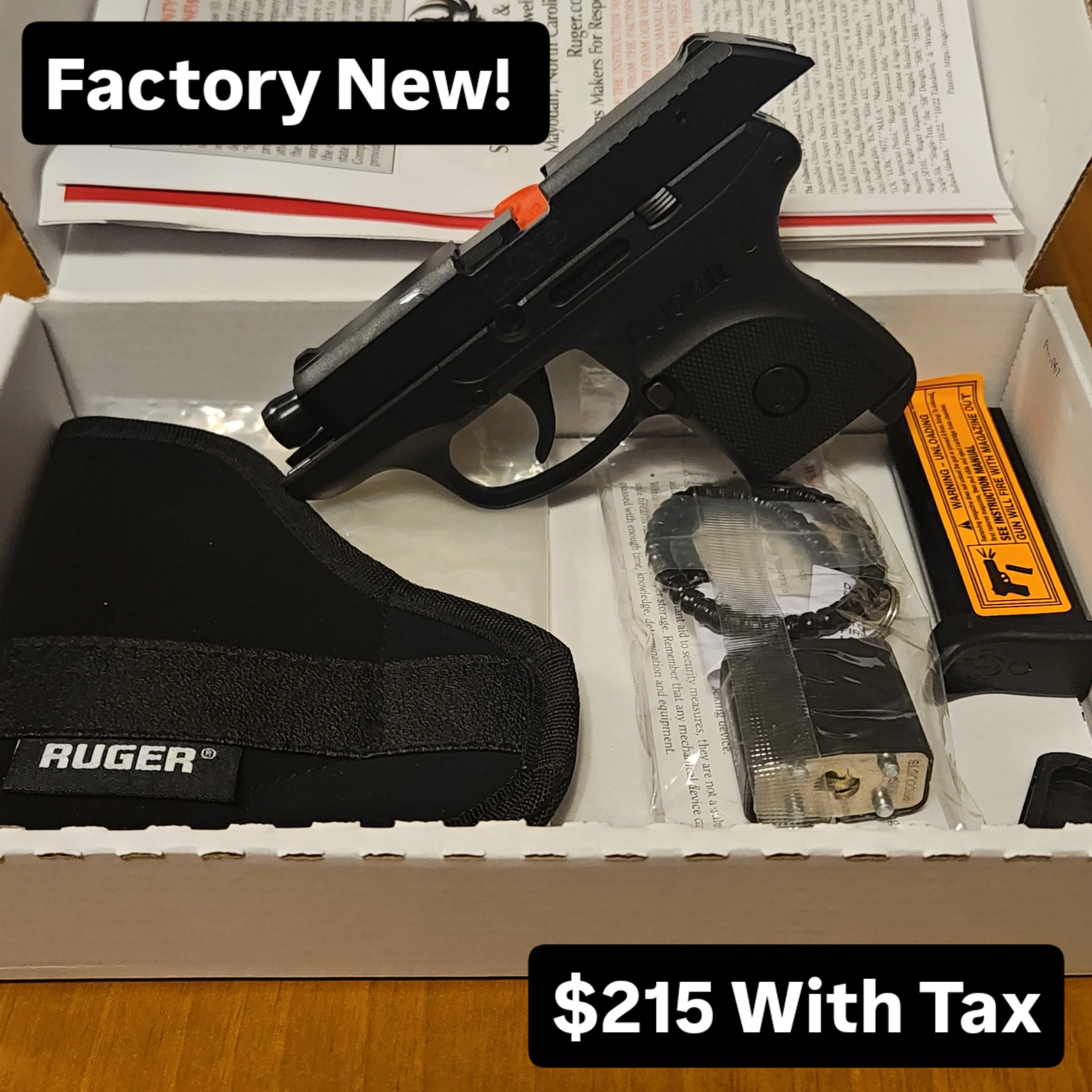 Ruger LCP .380 $215