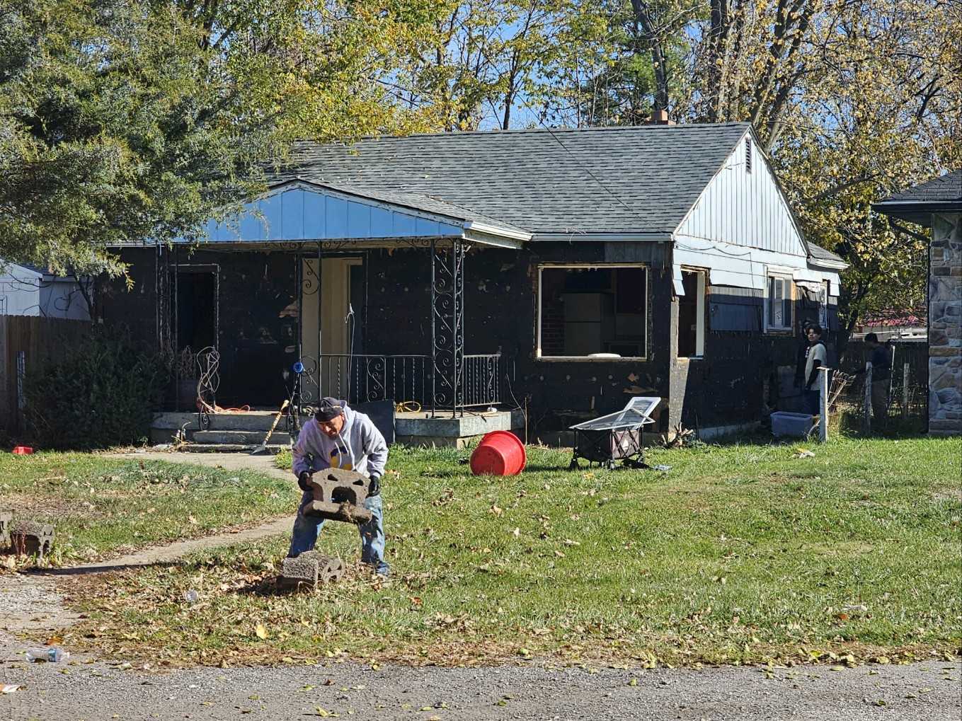 repairing house ready for siding 