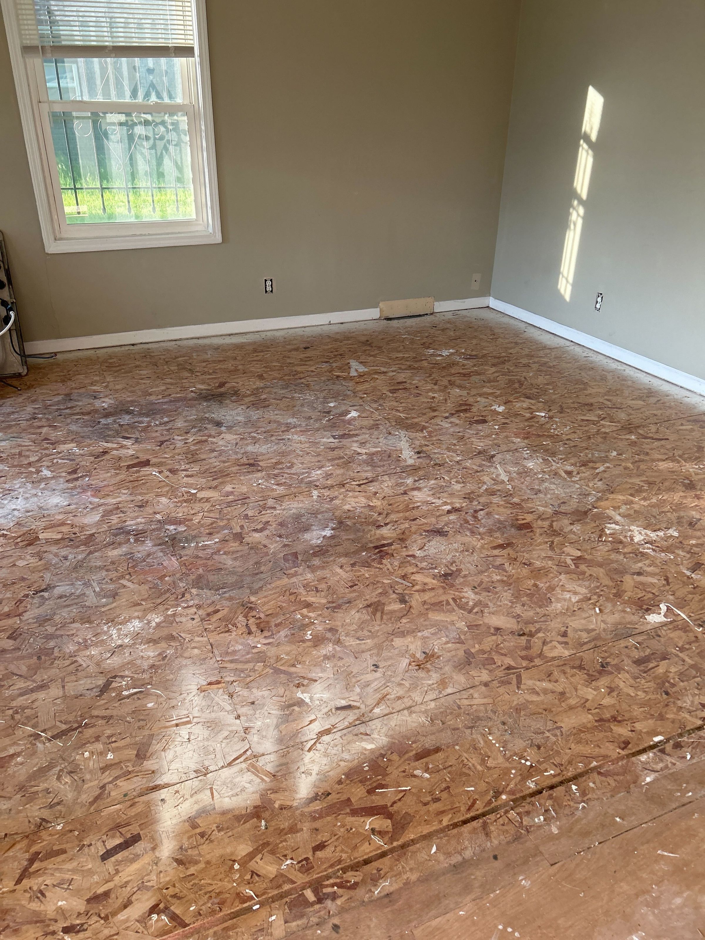 prep floors for new floor