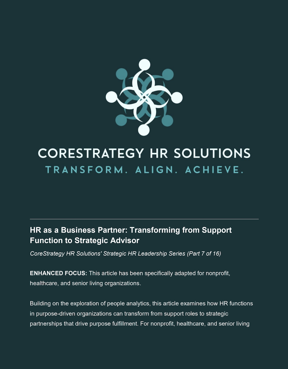 HR Business Partner