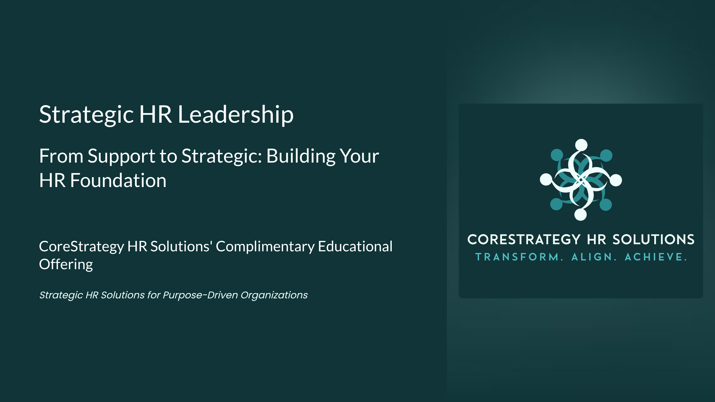 CoreStrategy HR Solutions's image