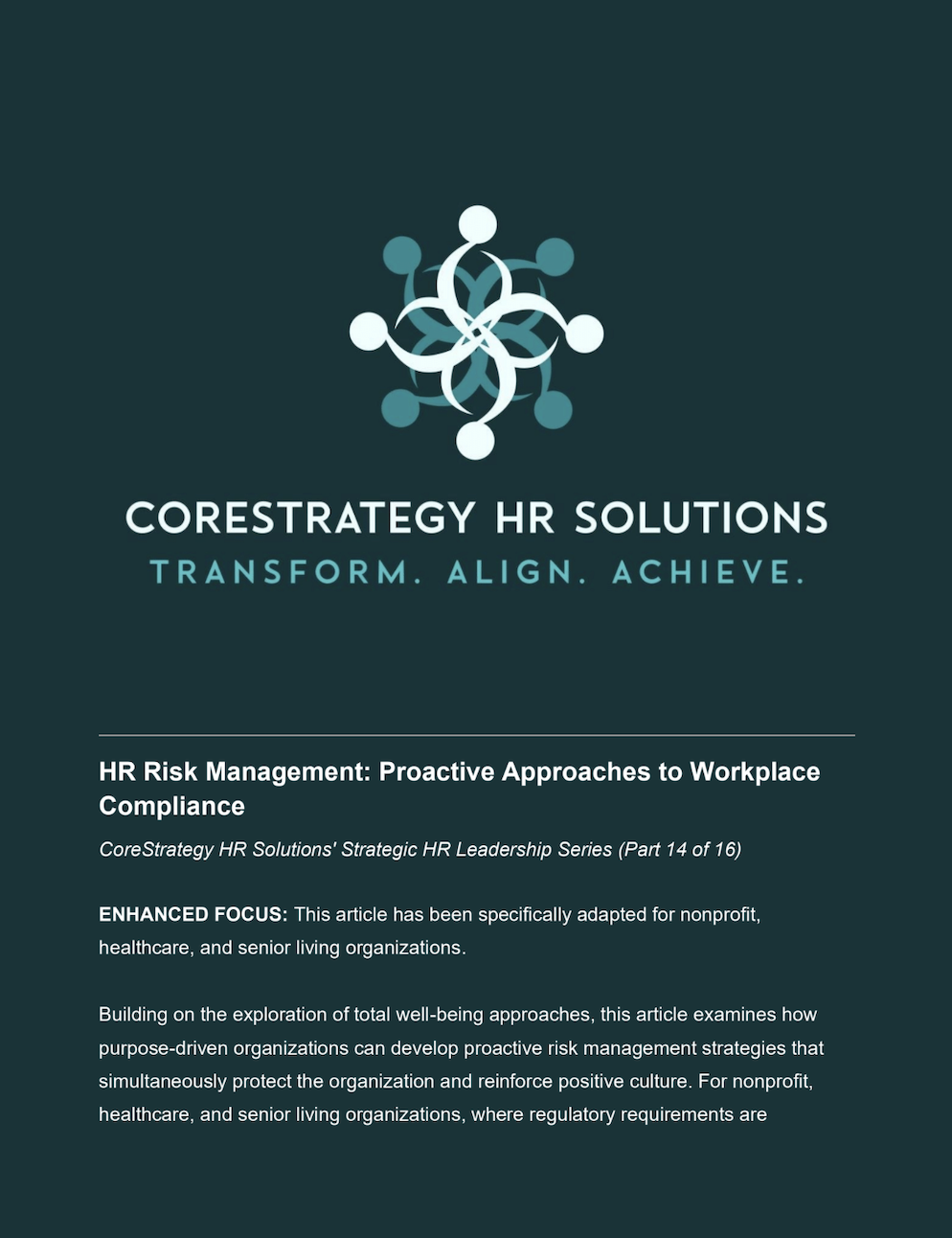 HR Risk Management