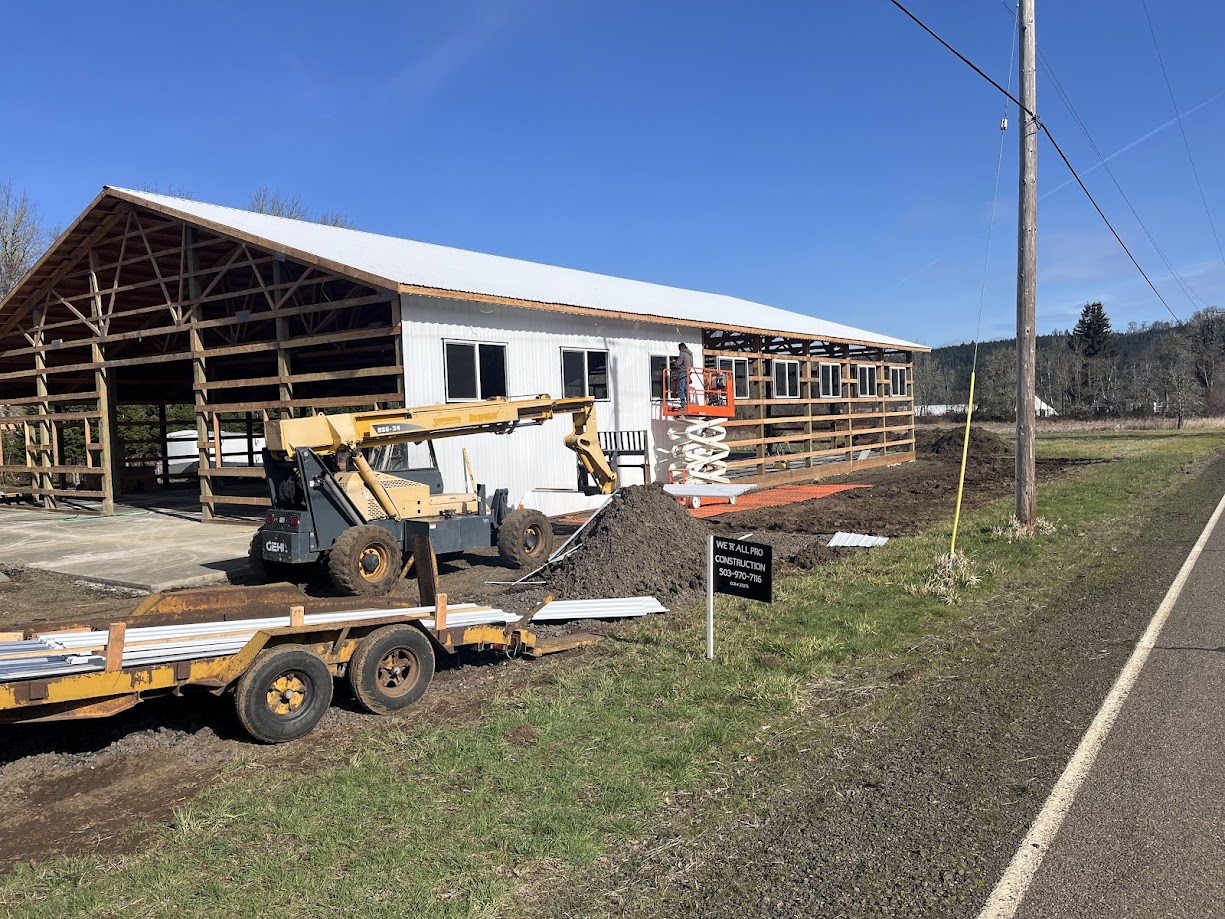 getting some walls up