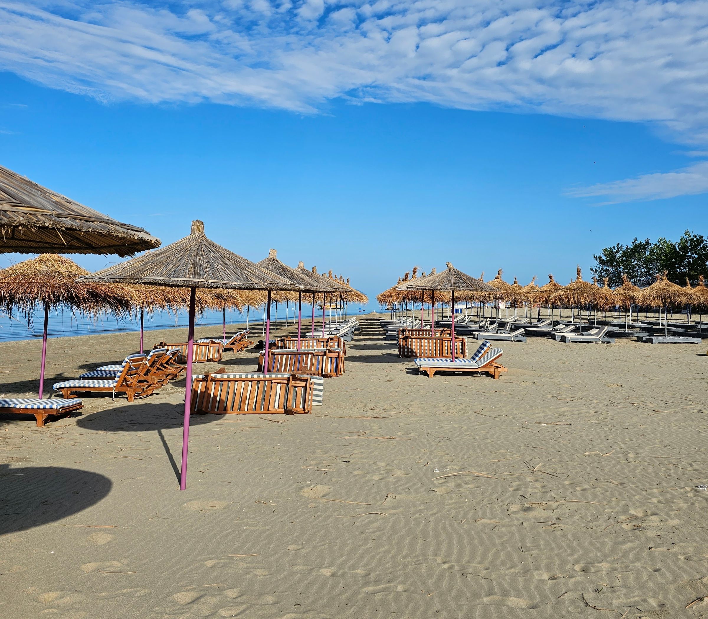 Beach in front of apt
