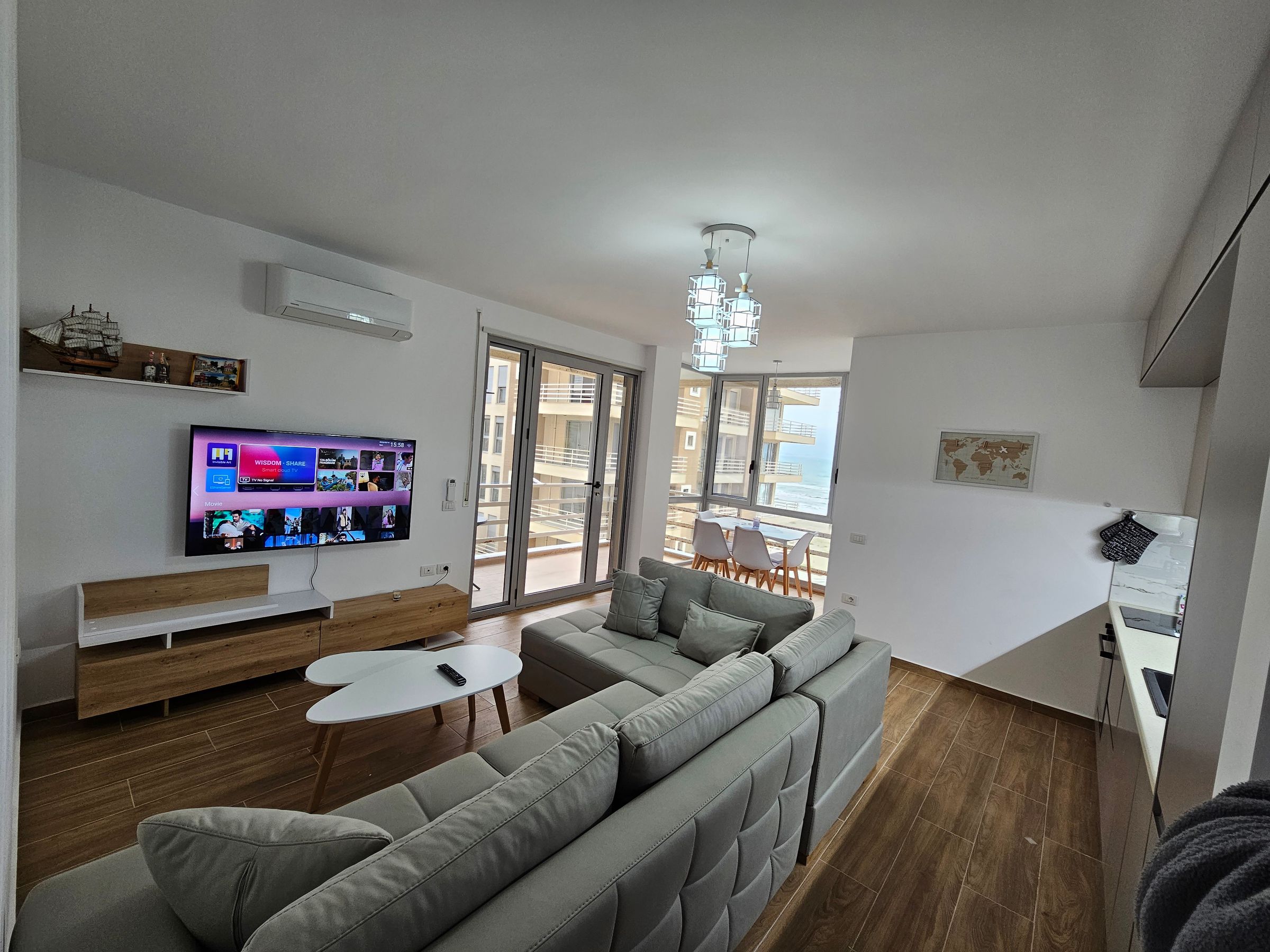 Living room wide lens