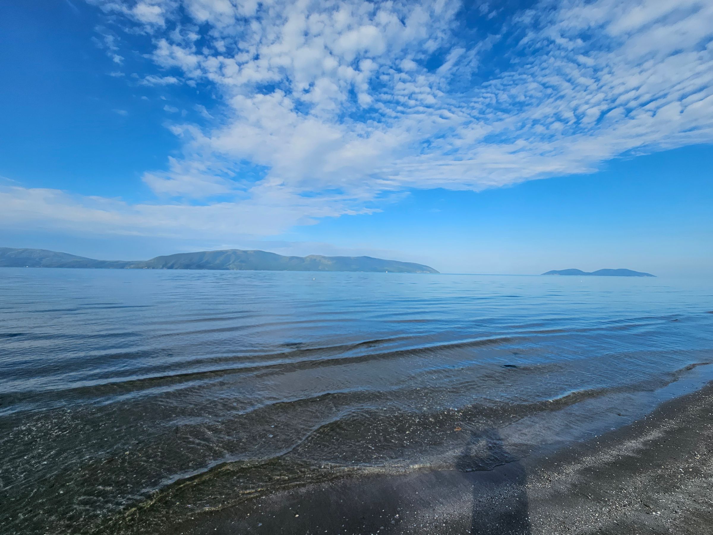Beach in front of apt