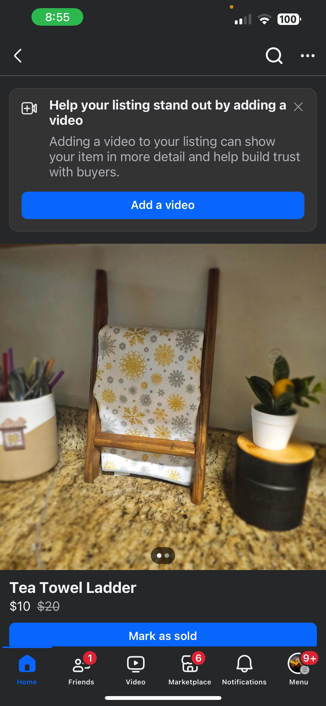 Tea Towel Ladder