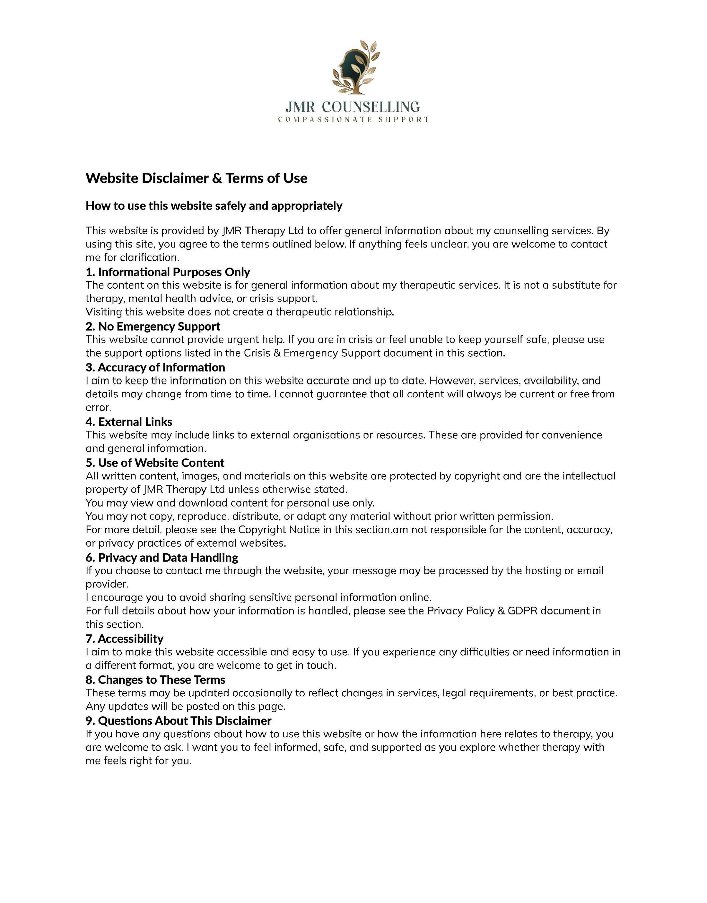 JMR Counselling 's image