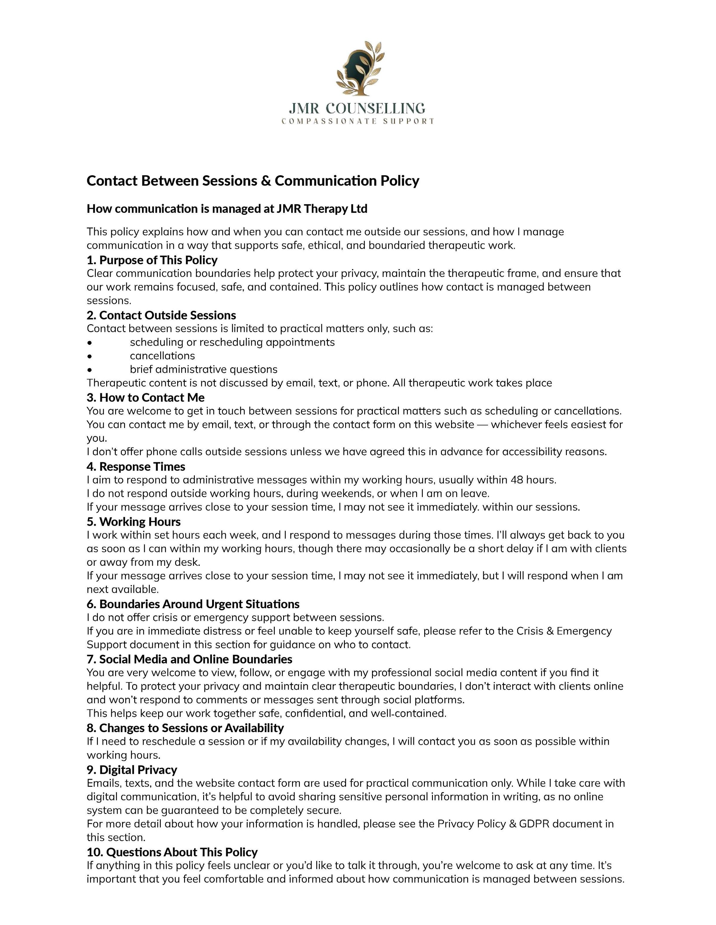 JMR Counselling 's image