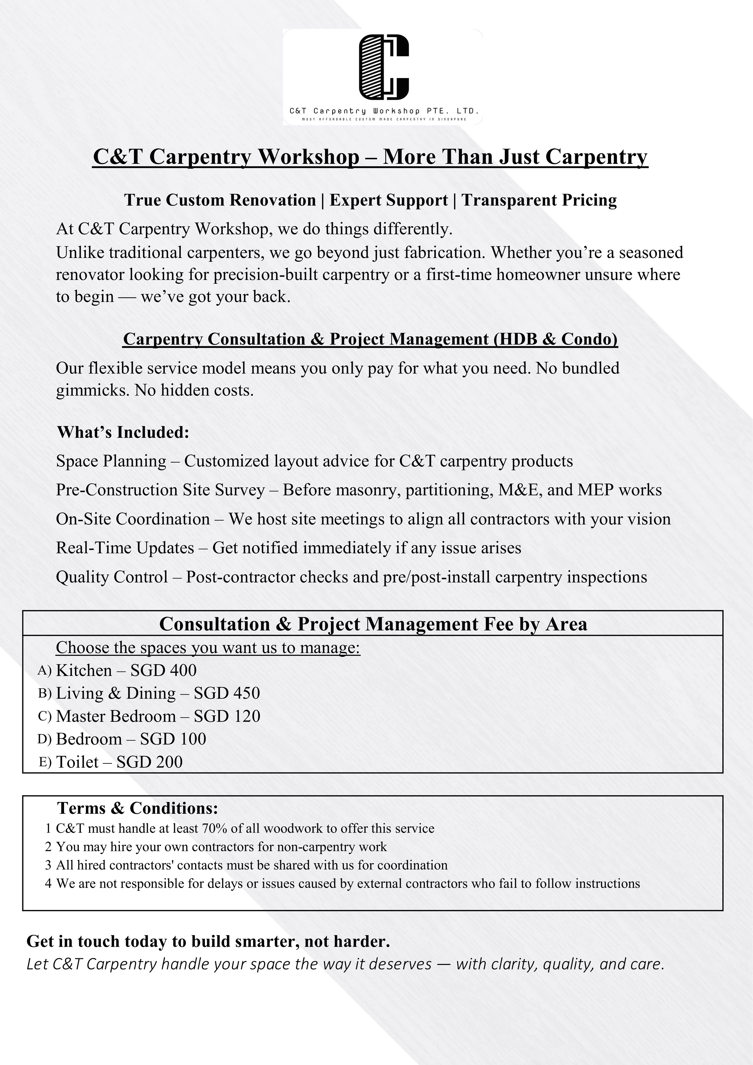 Direct Carpentry Factory Singapore | Kitchen & Wardrobe's image