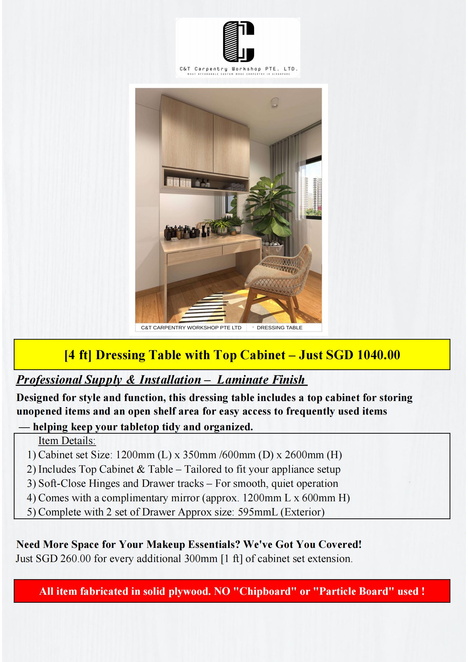 Direct Carpentry Factory Singapore | Kitchen & Wardrobe's image