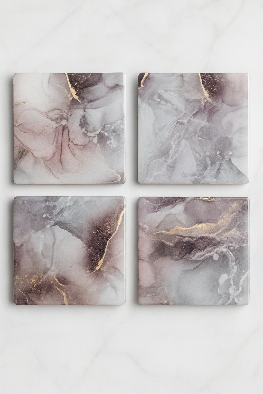 Ceramic Coasters - Marble
