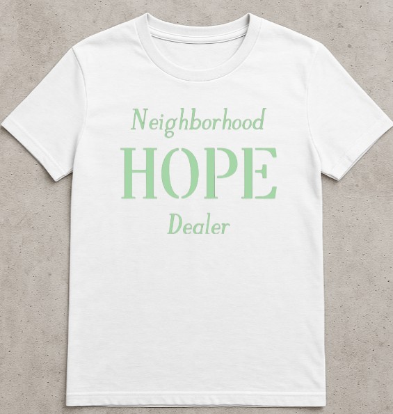 Neighborhood HOPE Dealer - Available in Color Vinyl, Puff Vinyl AND Glow In The Dark Puff Vinyl!!