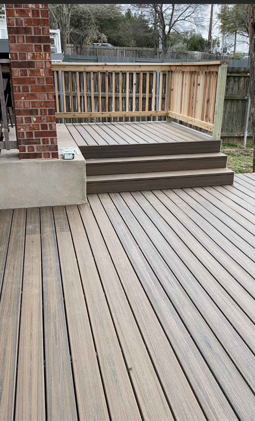 Custom deck construction in Georgetown, Tx 