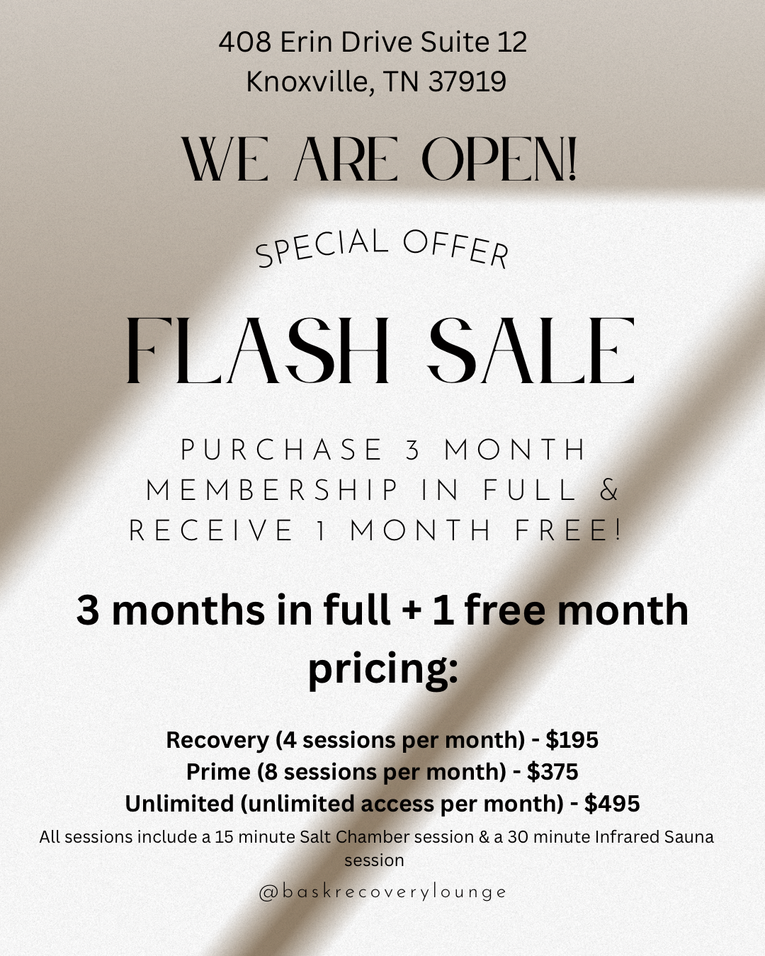 Bask Recovery Lounge's image