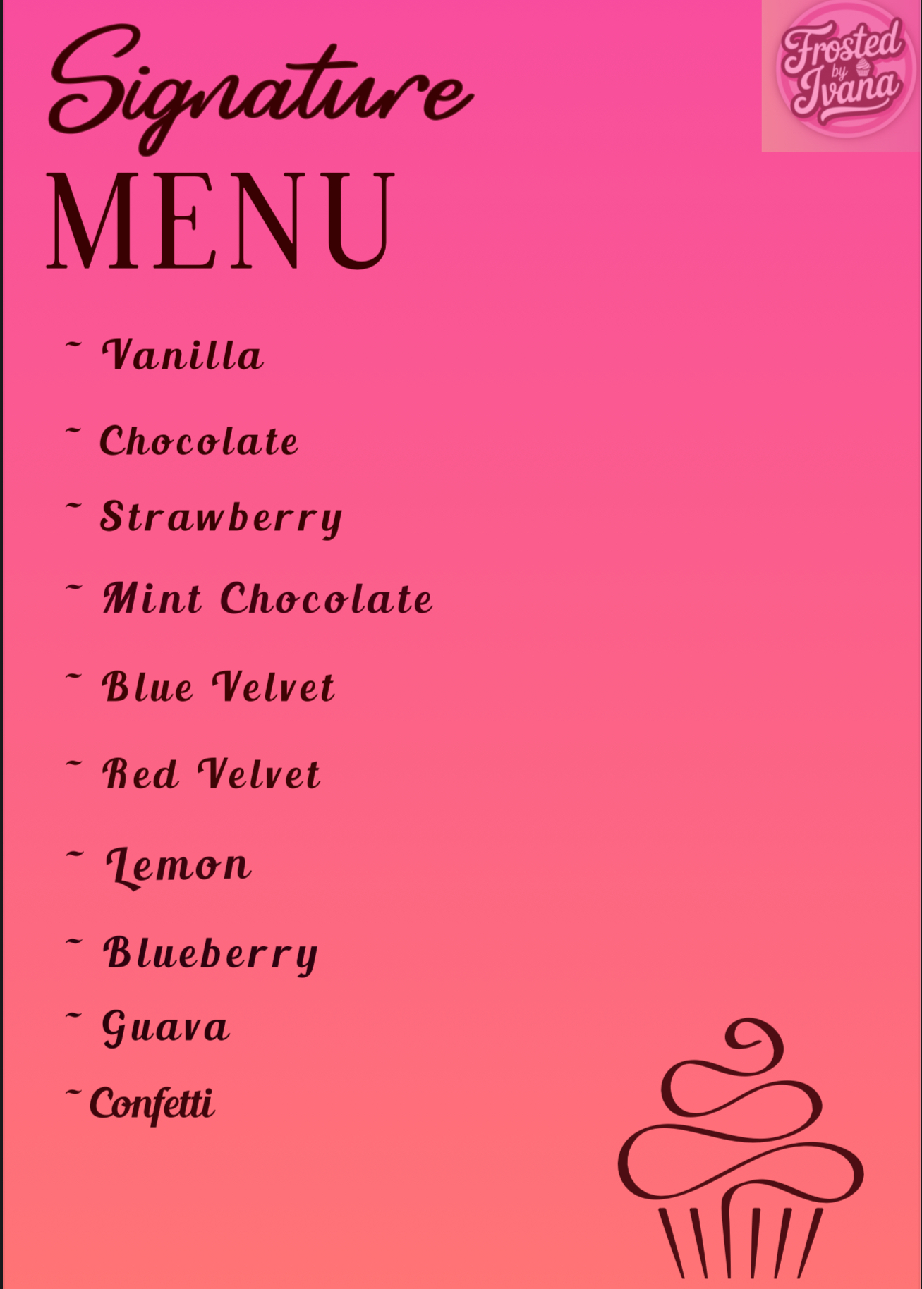 Signature Menu