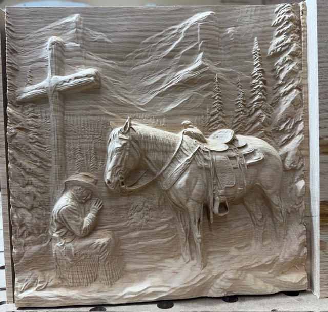 Cowboy and Horse