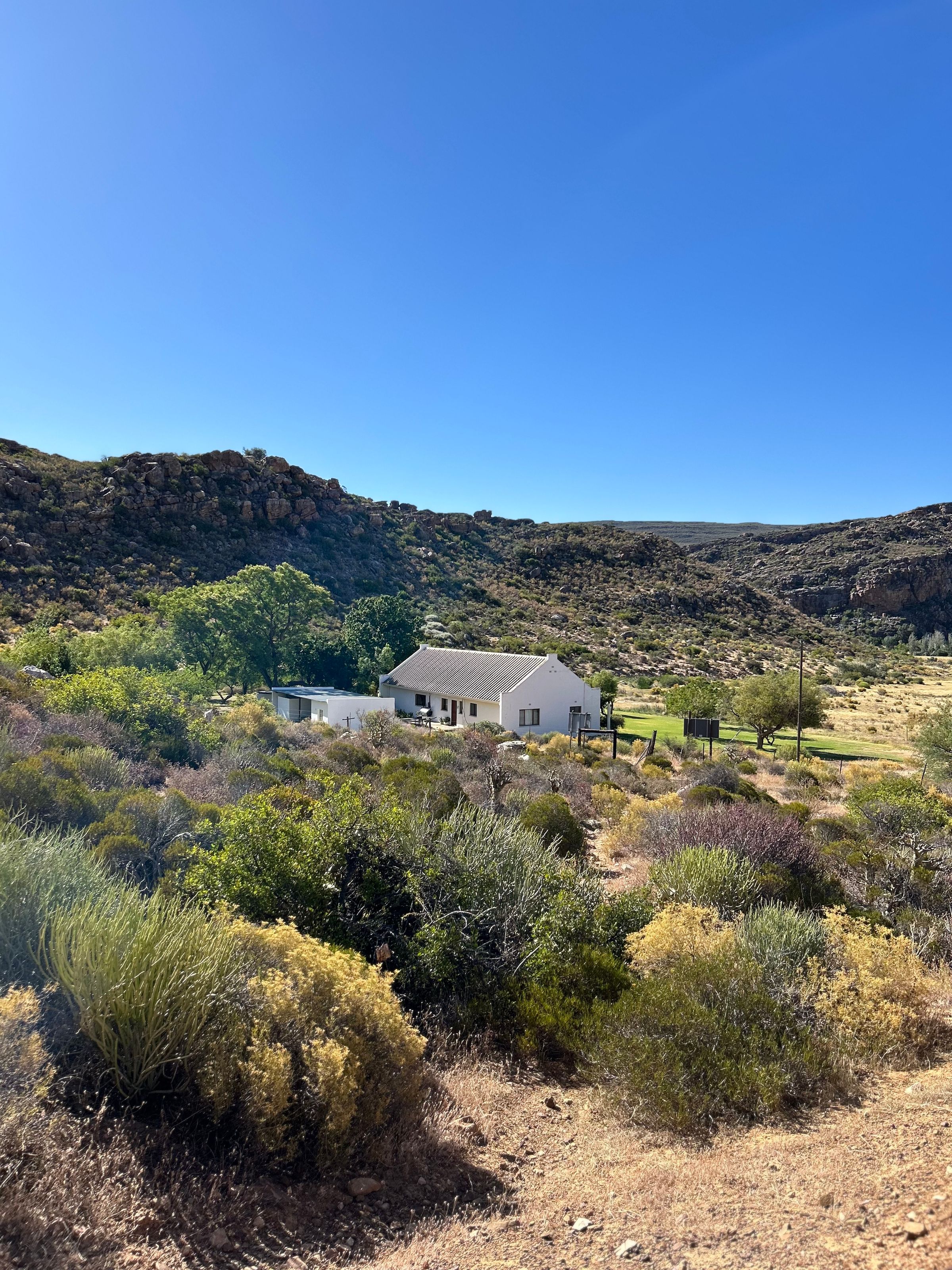 Scenic view over our accommodation