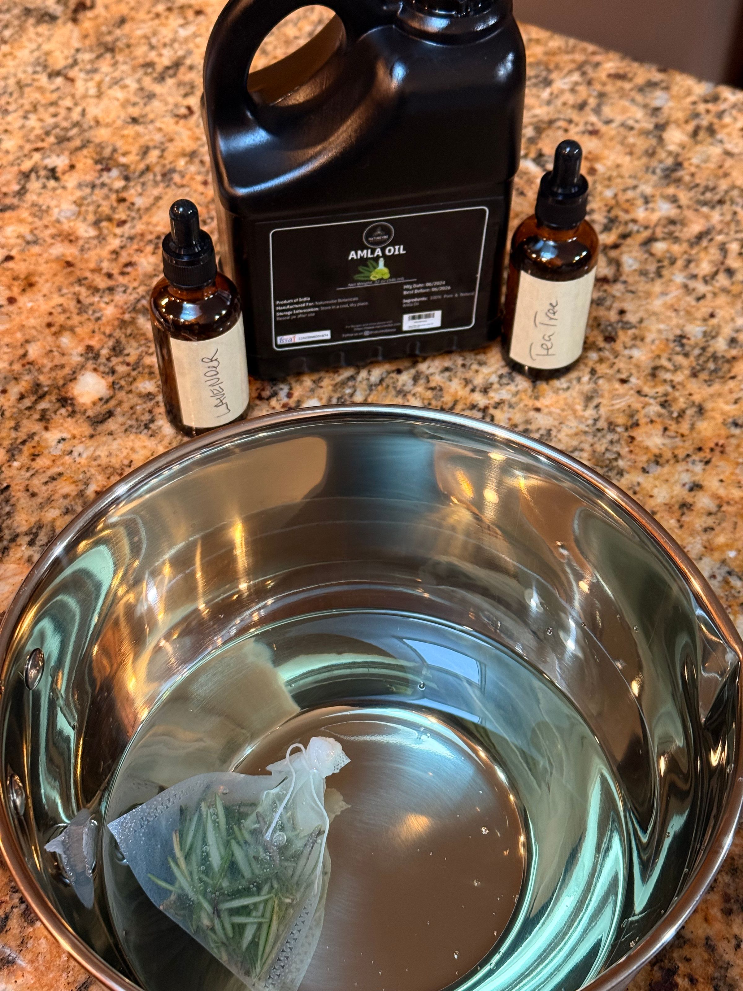 Oil prep: Alma, Tea Tree and Lavender oils