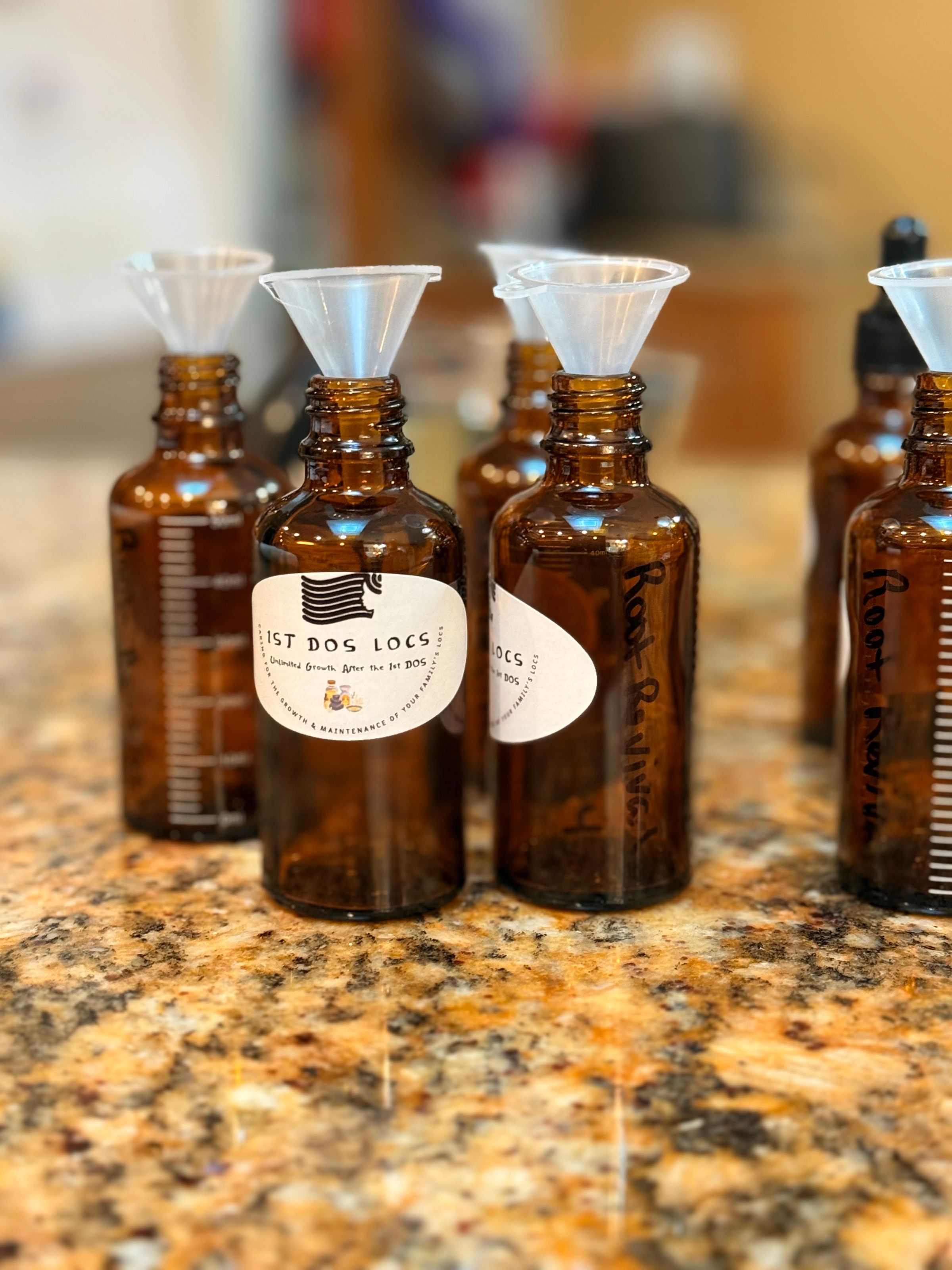 1st step: get bottles labeled & ready for the pour