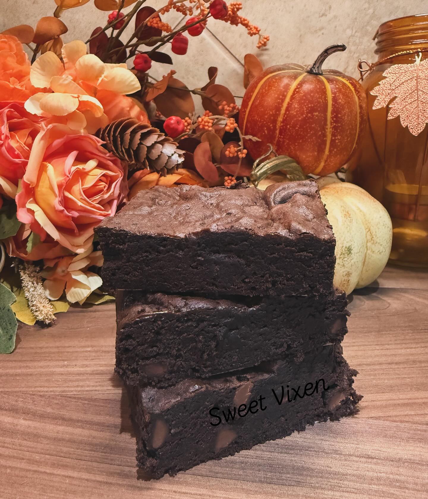 Pumpkin Fudge Brownies