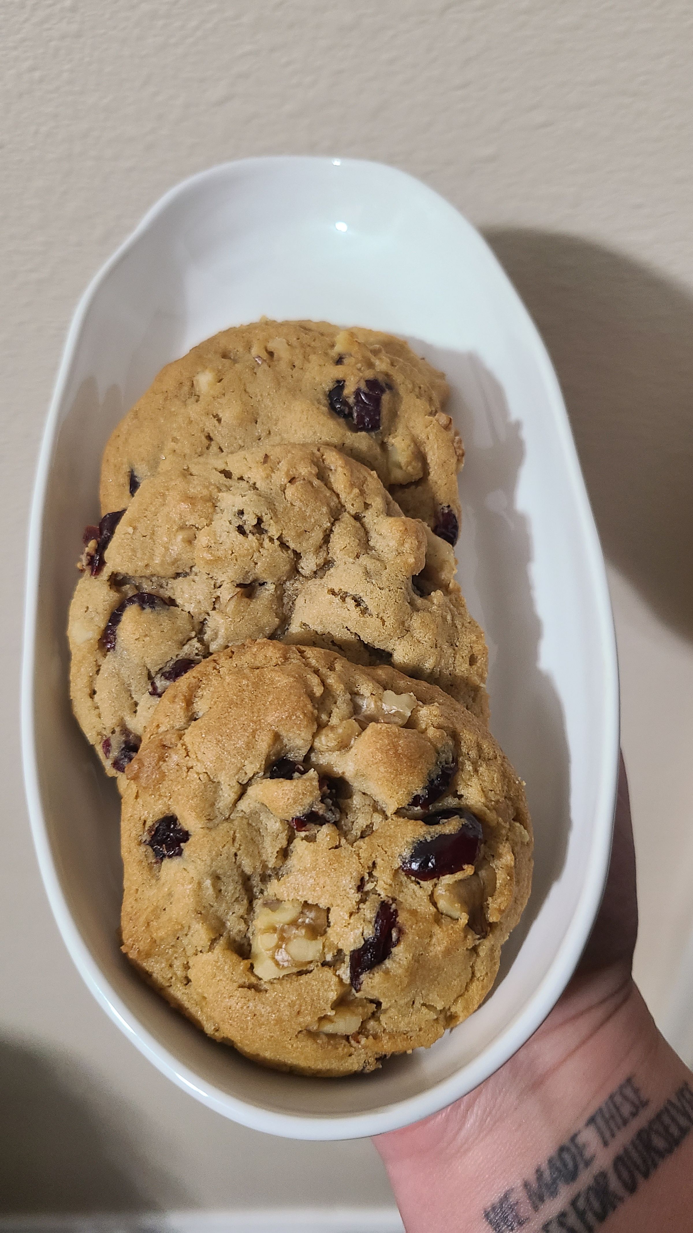 Cranberry Walnut cookies