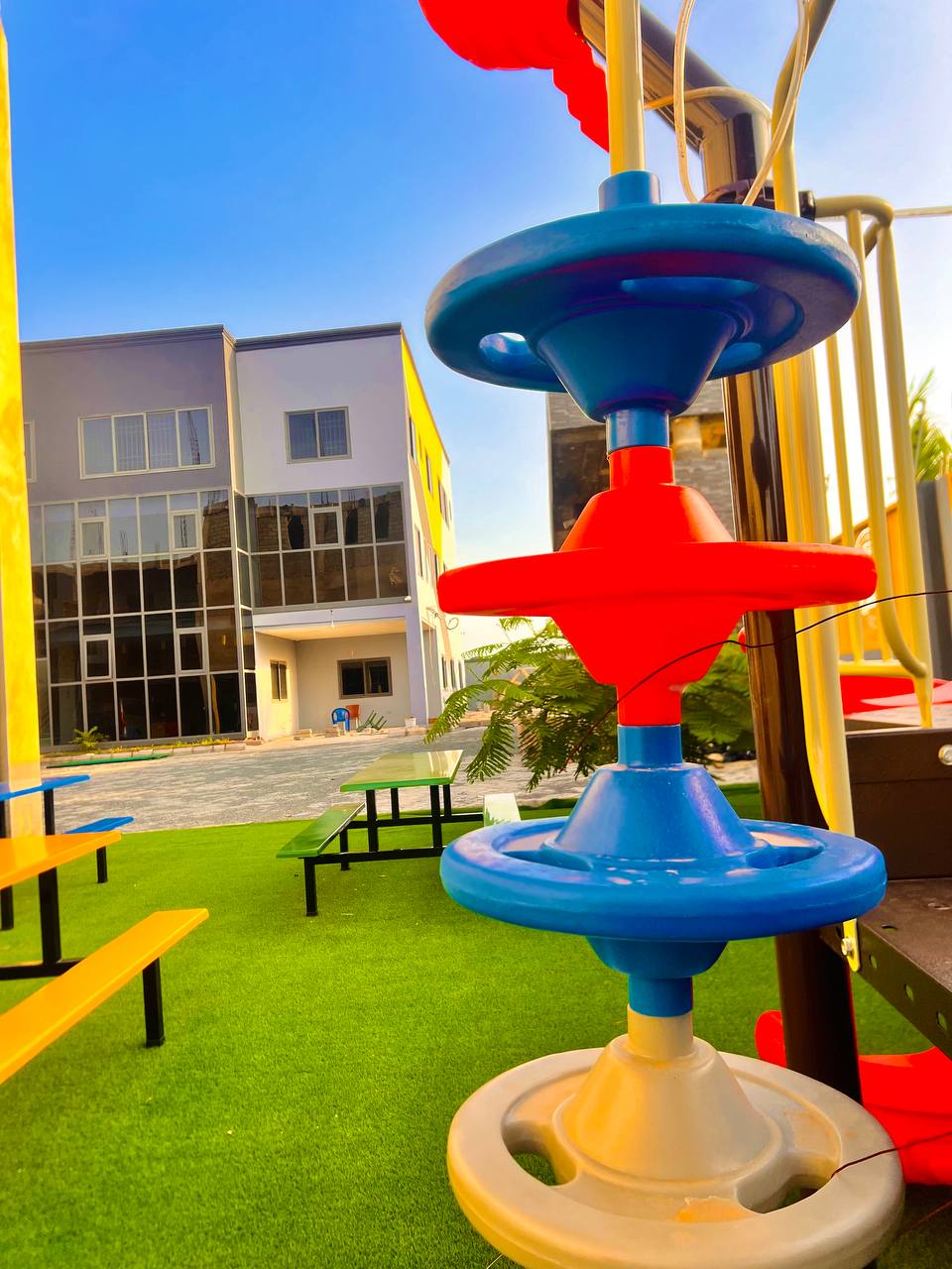 Vibrant state-of-the art playground