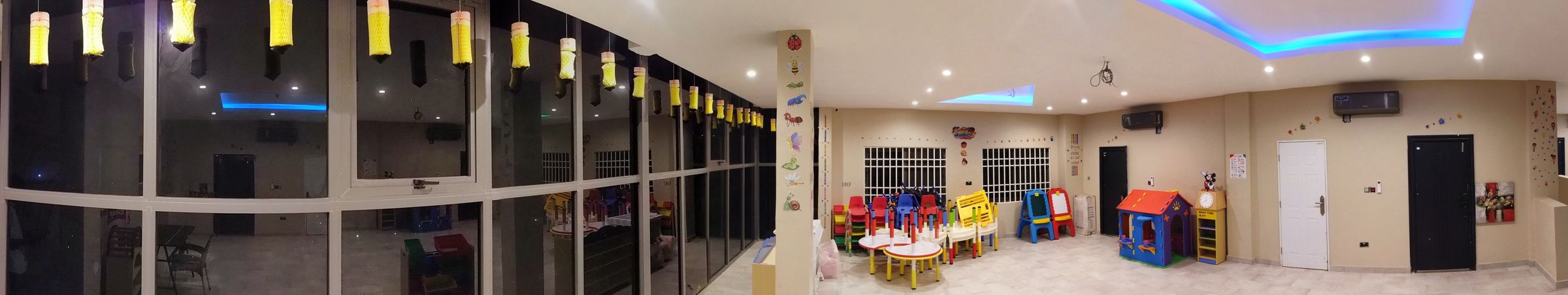 Conducive spacious classroom environment
