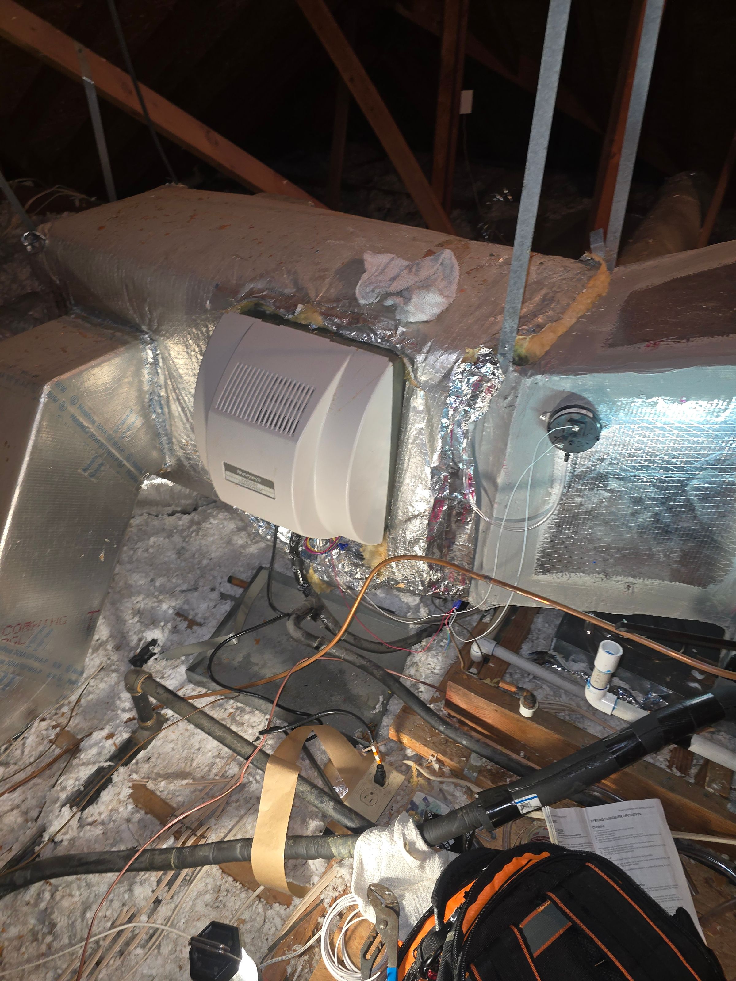 humidifier installation