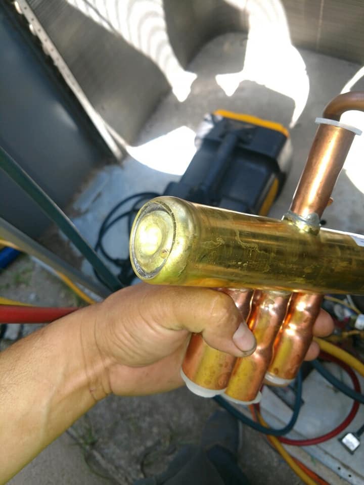 replacing large reversing valve