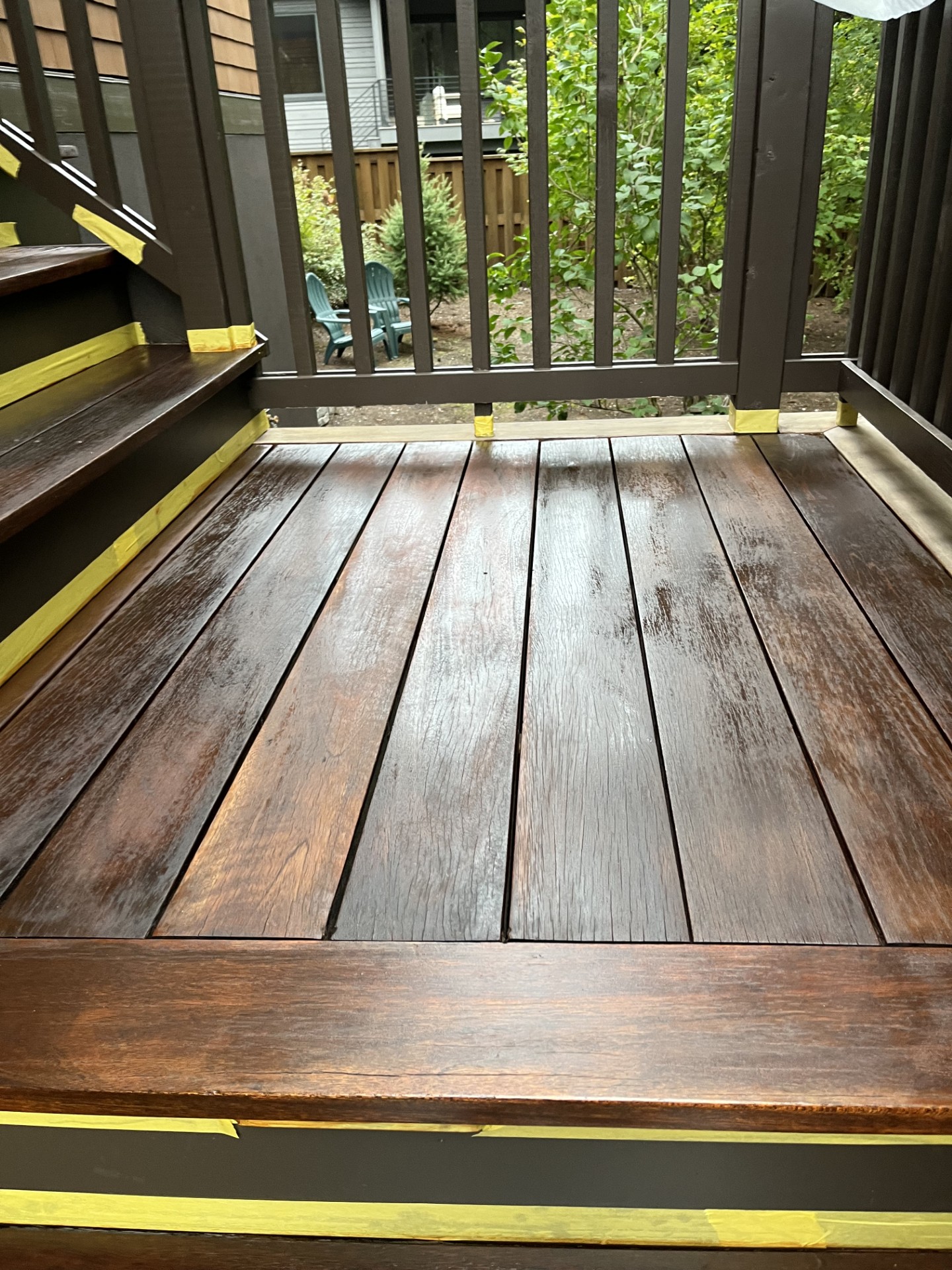 Staining Results of Landing