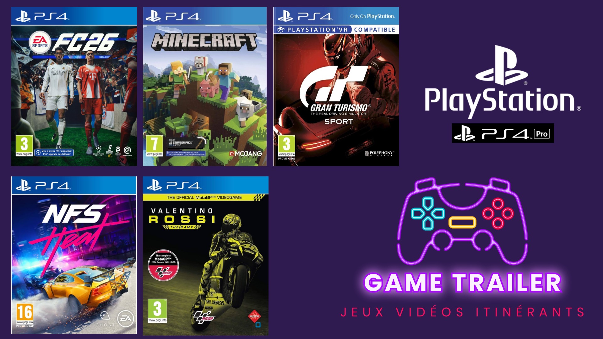 GAME TRAILER JEUX VIDEOS ITINERANTS's image