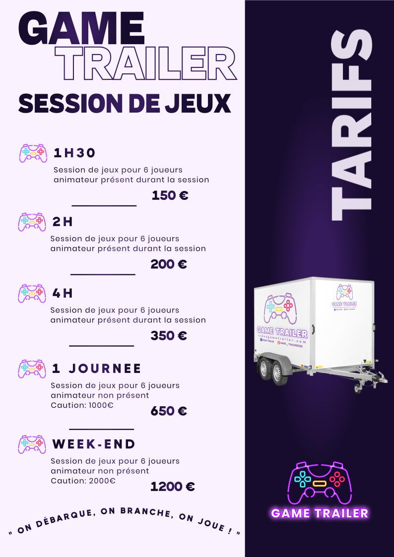 GAME TRAILER JEUX VIDEOS ITINERANTS's image