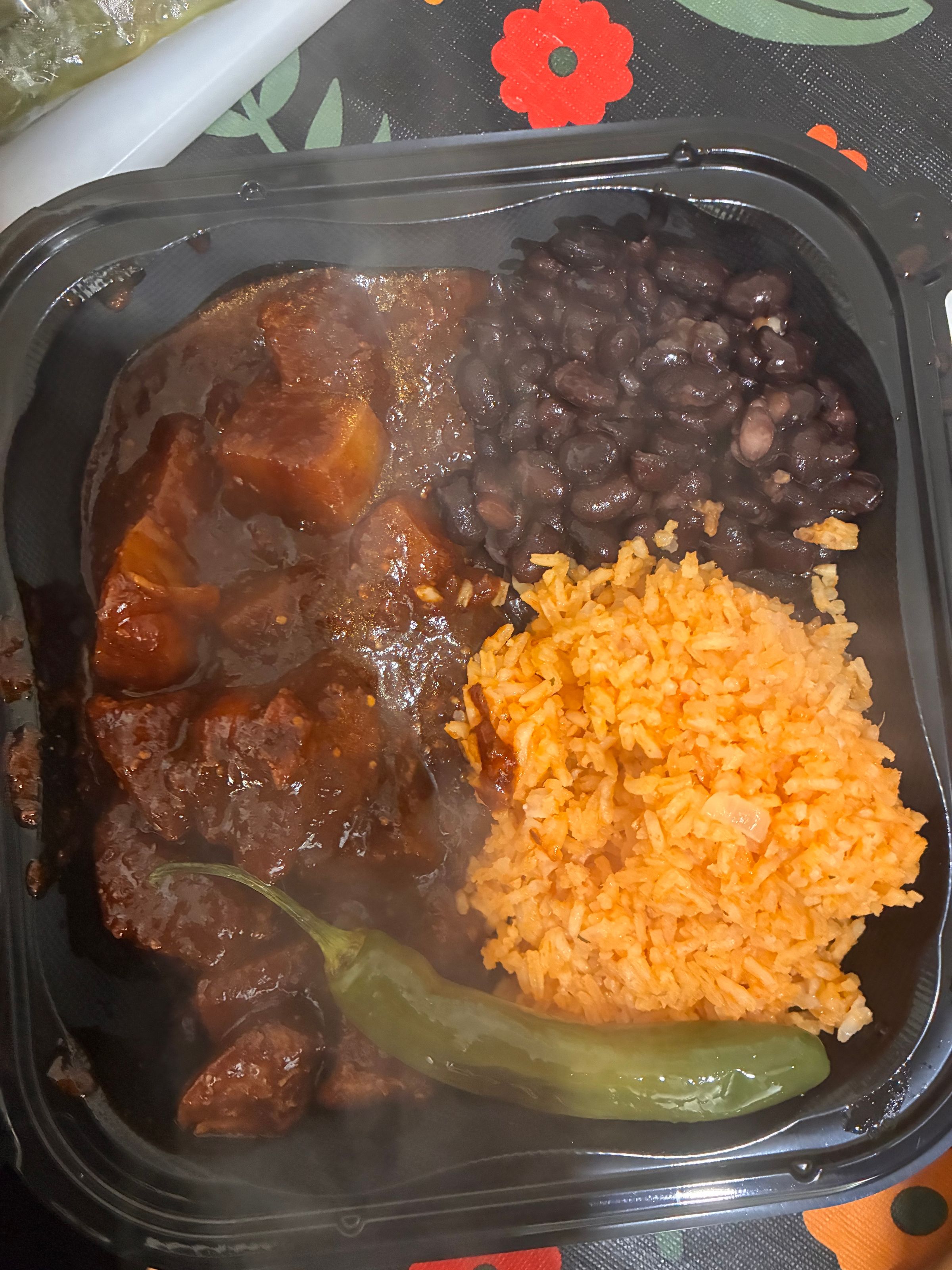 Carne con Chile plate 