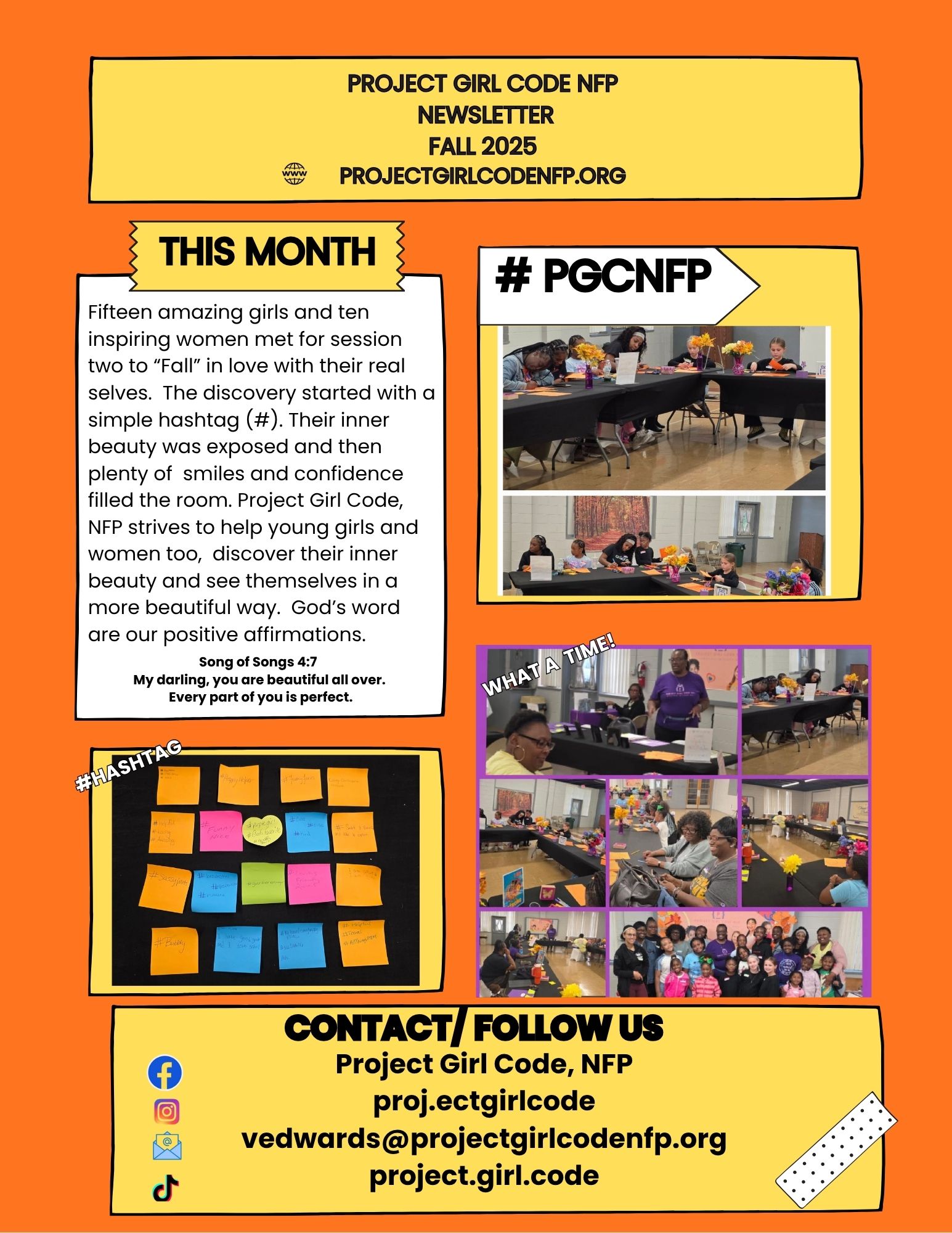 Project Girl Code, NFP's image