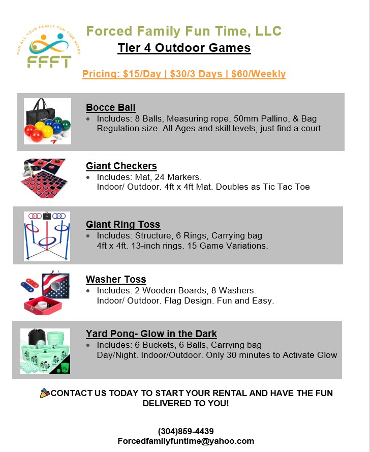 Tier 4 Outdoor Games