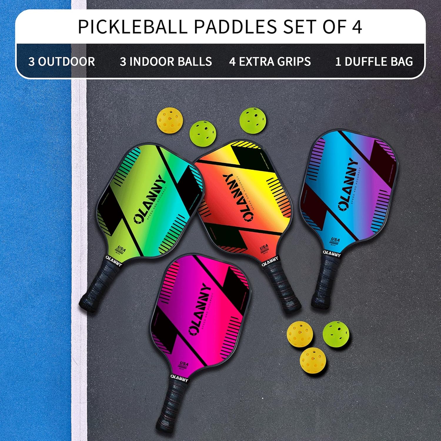 Pickleball Set for 4