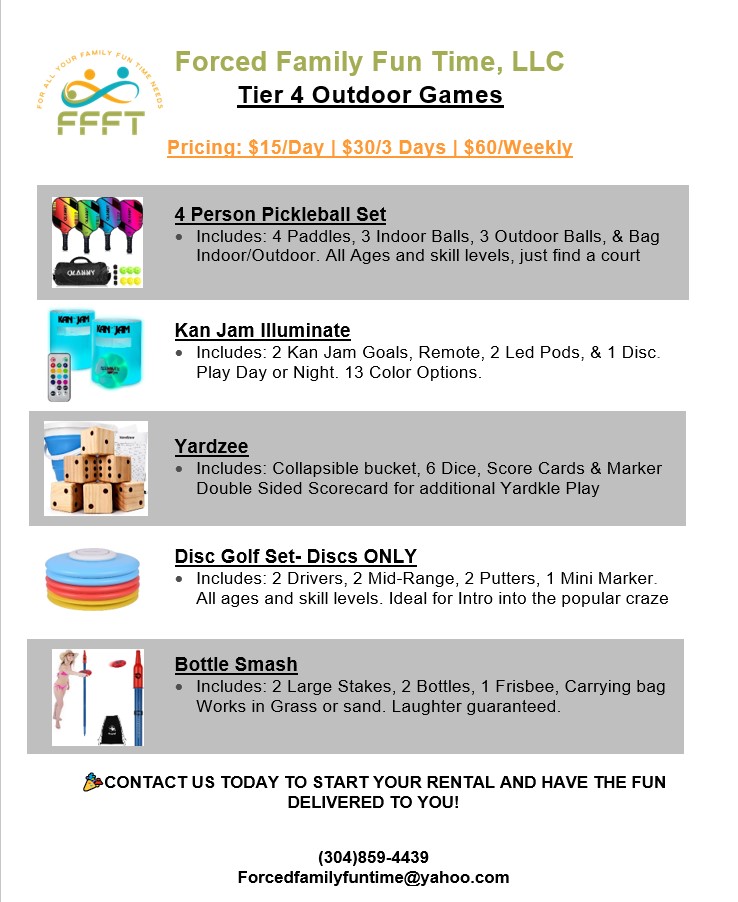 Tier 4 Outdoor Games