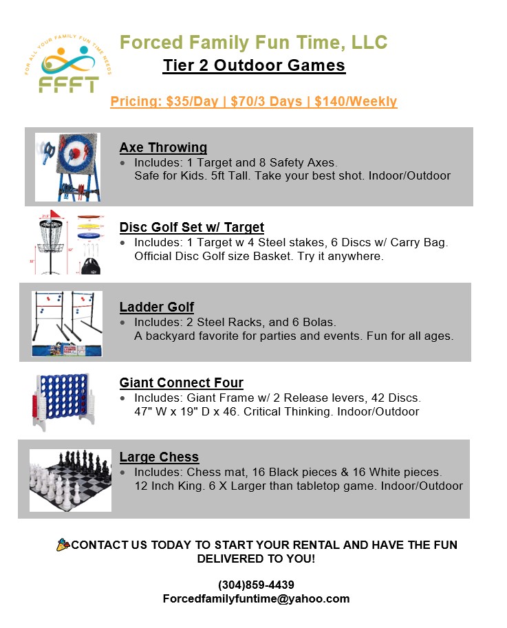 Tier 2 Outdoor Games