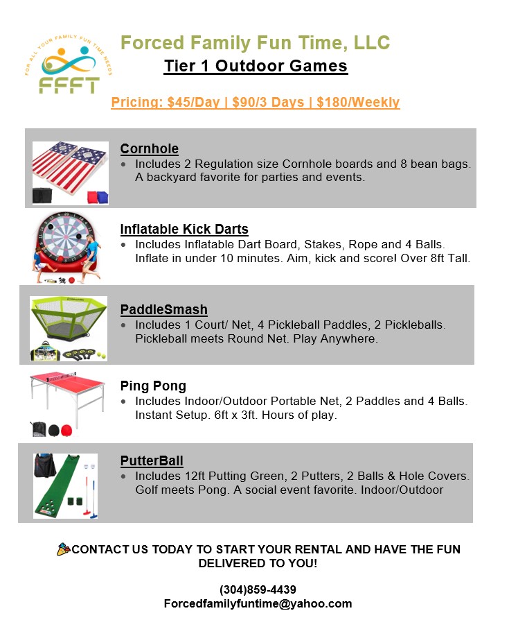 Tier 1 Outdoor Games