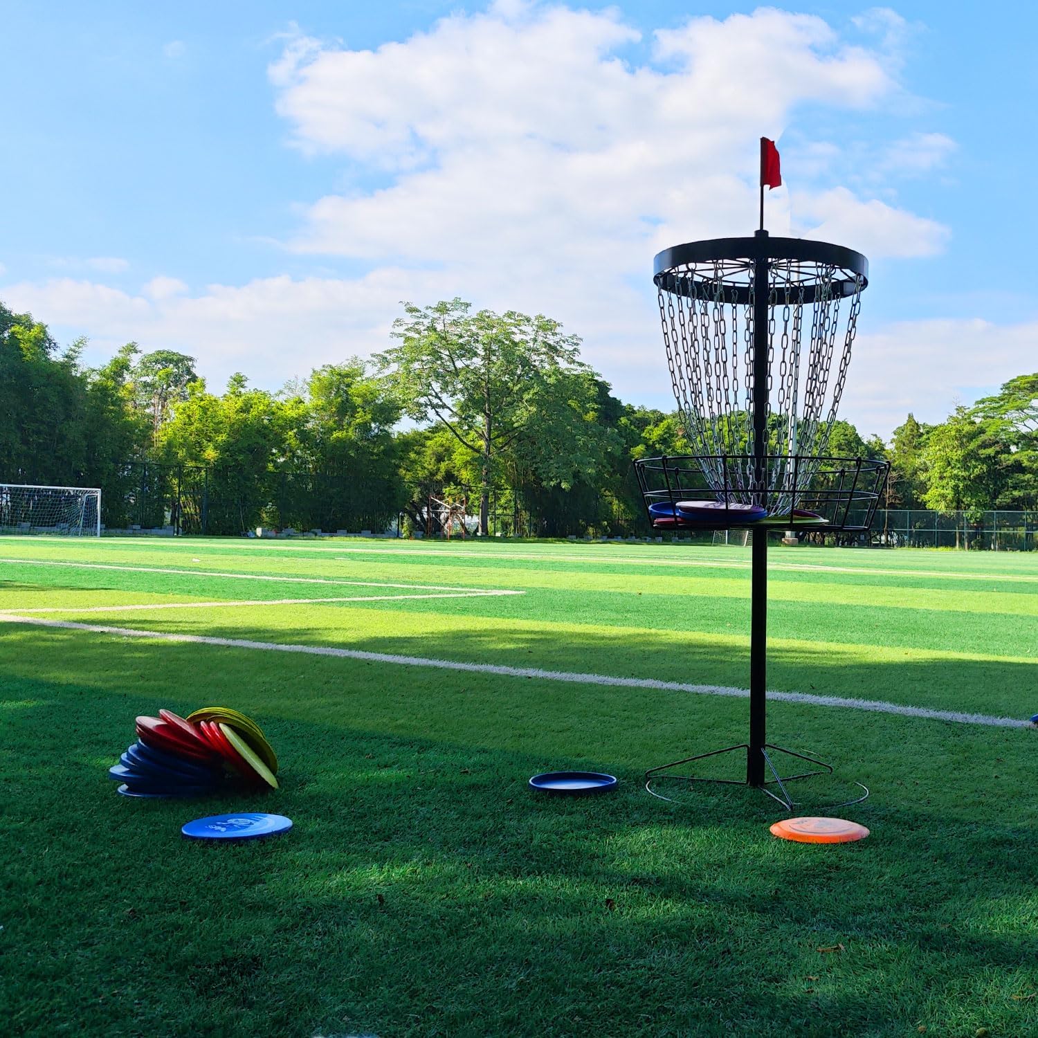 Disc Golf Set with Target & 6 Discs