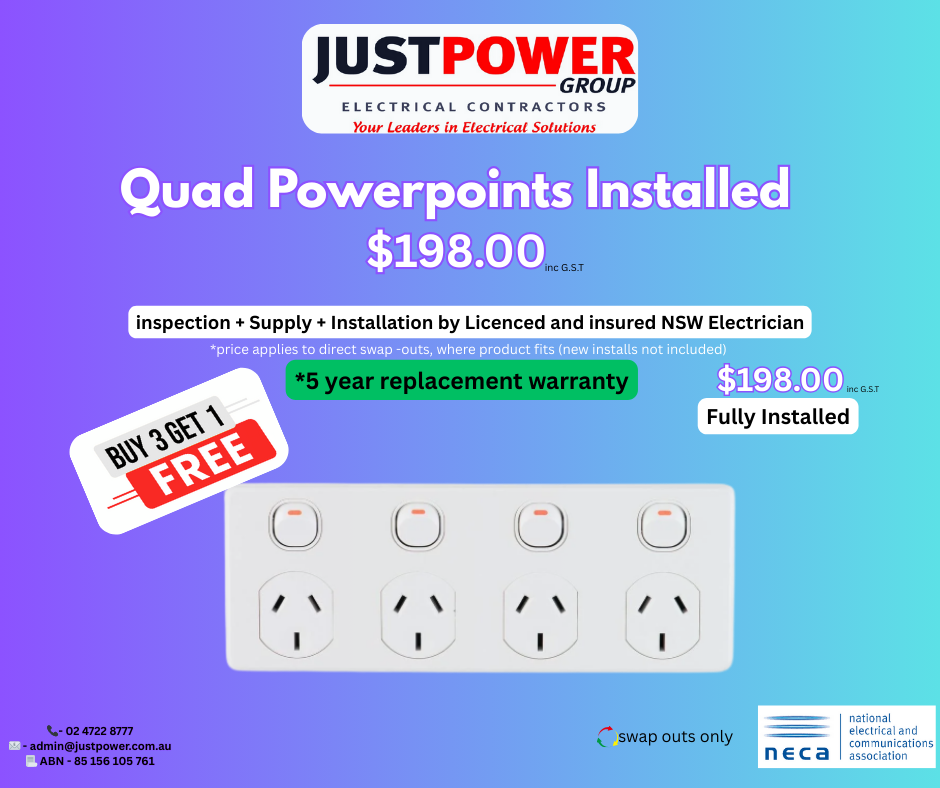 Just Power Group, Electrician Penrith| Residential | local's image
