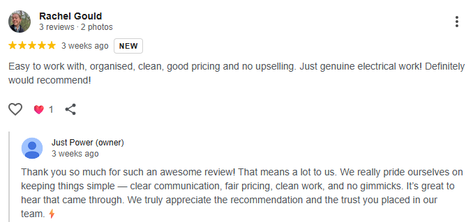 Just Power Group, Electrician Penrith| Residential | local's image