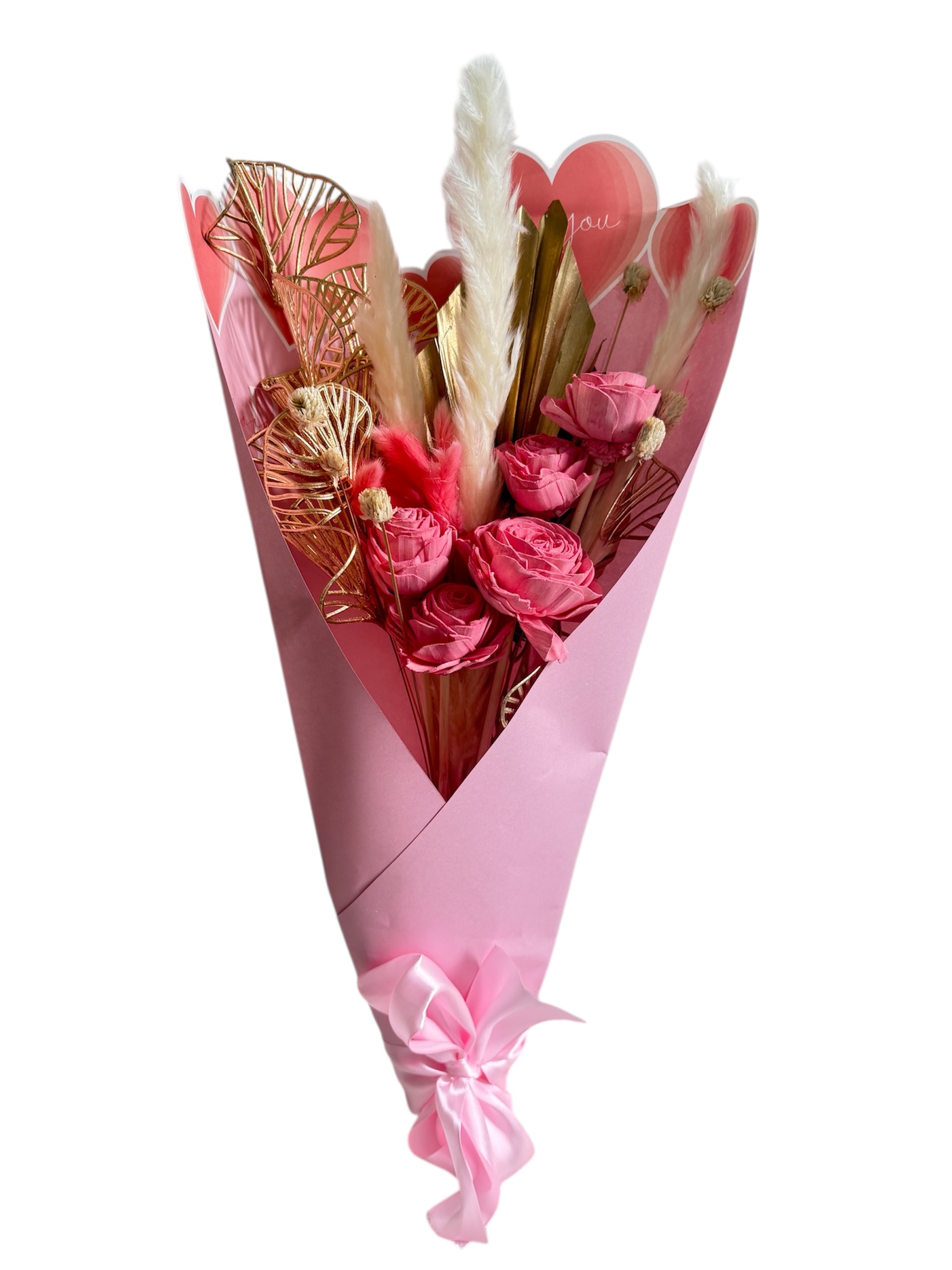 Pink floral boughet