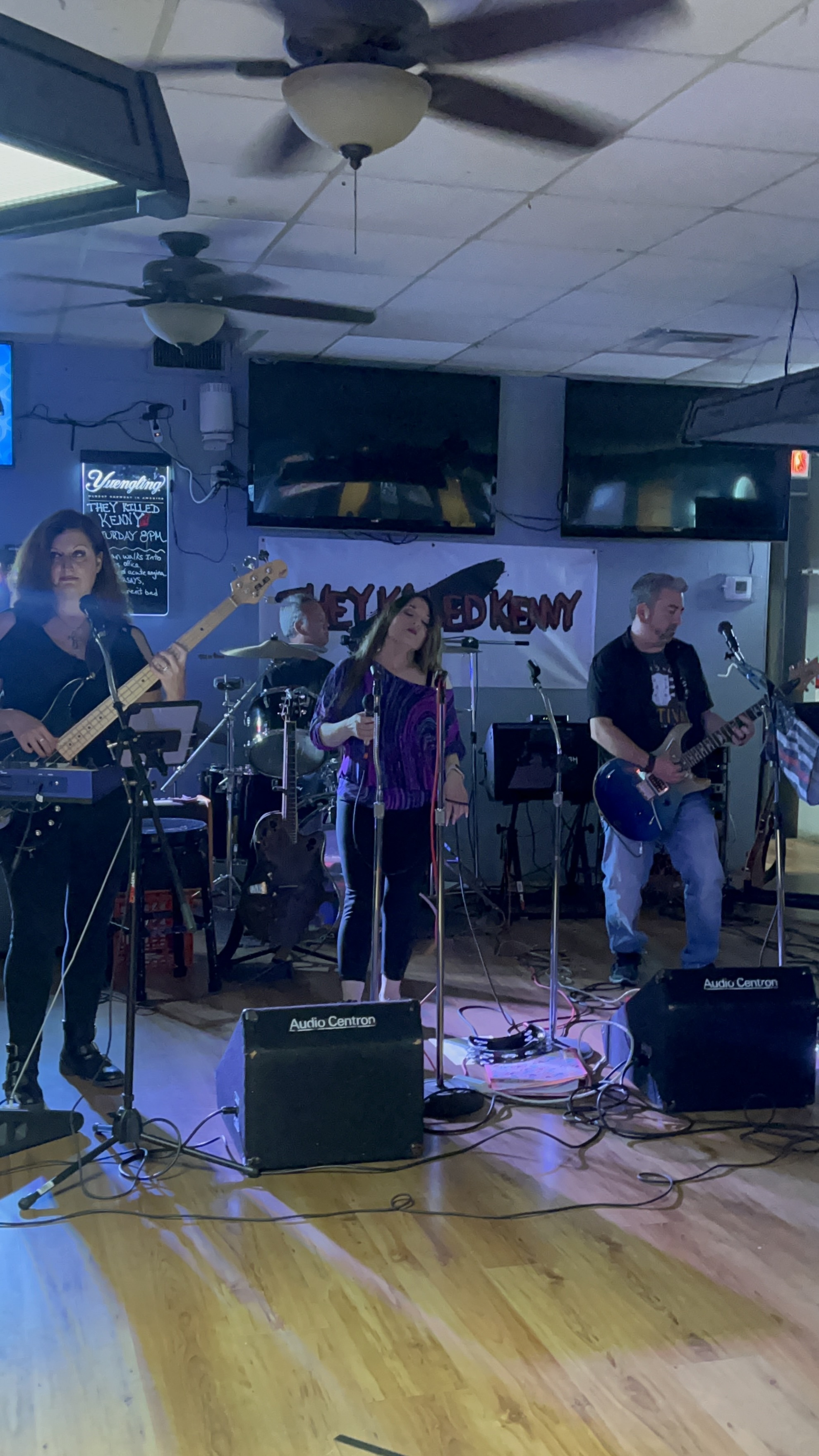 Liz killing it on vocals!