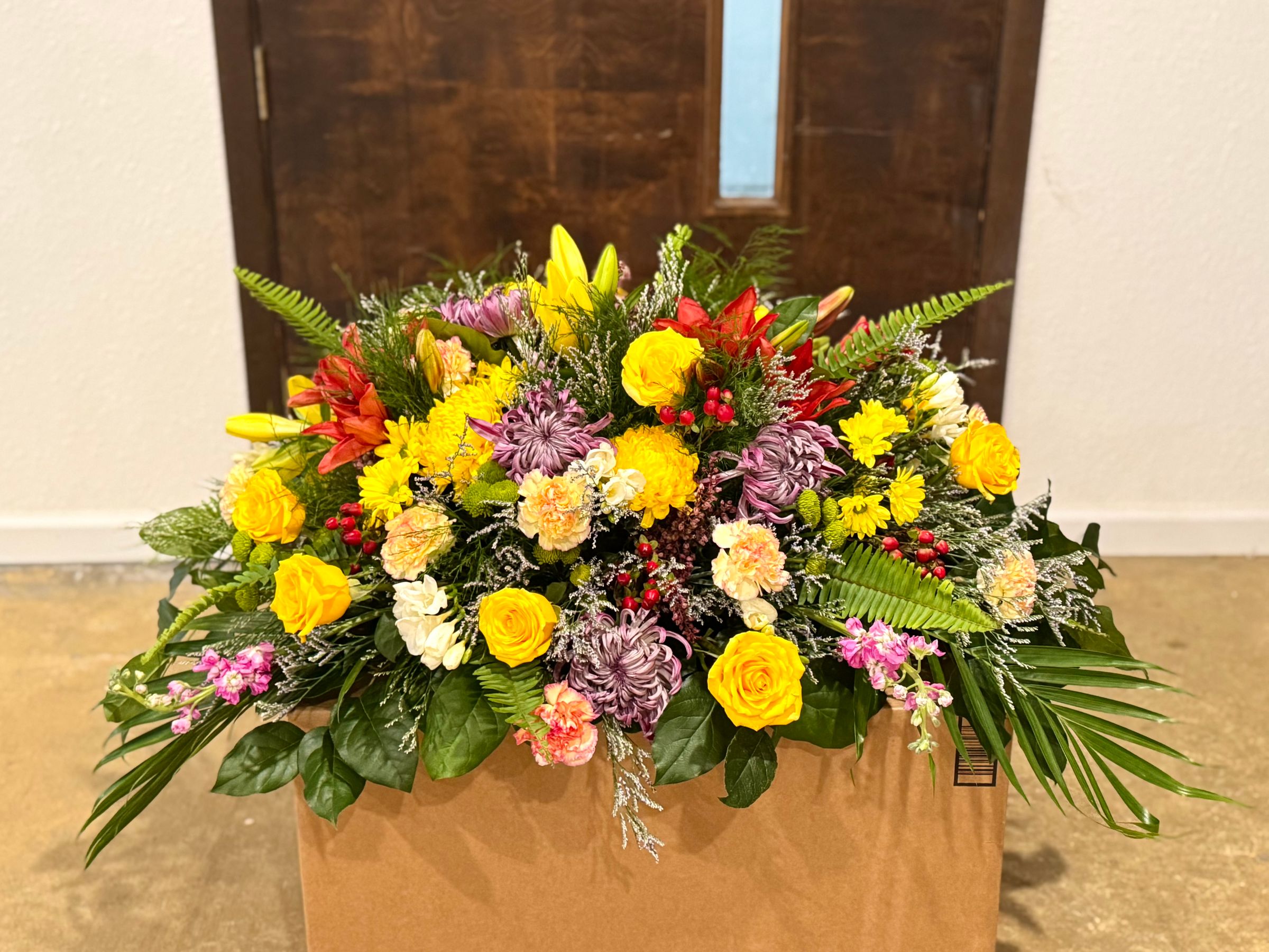 Casket Topper, 3 feet long