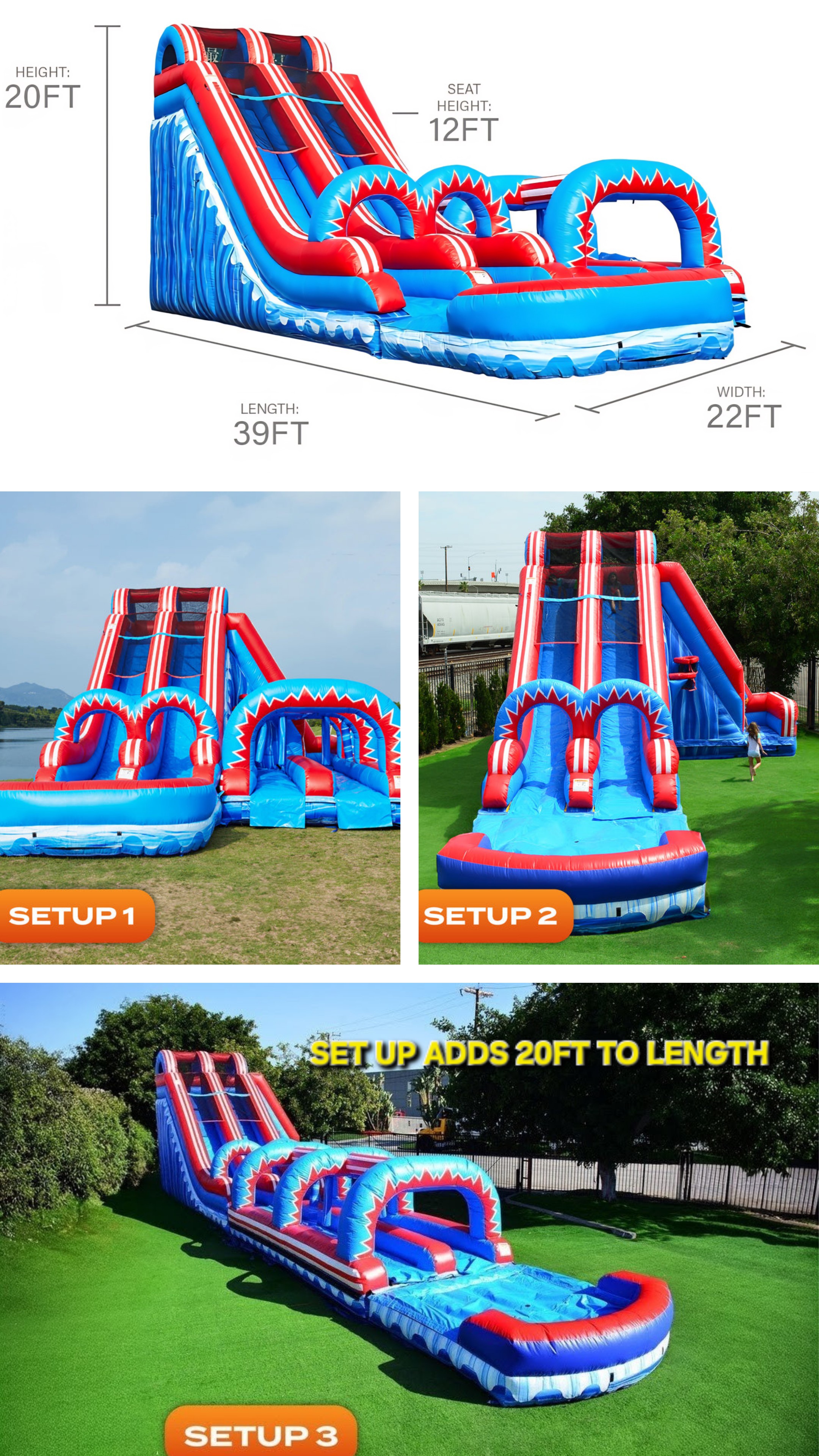 Flash Water Slide and Slip N Slide
