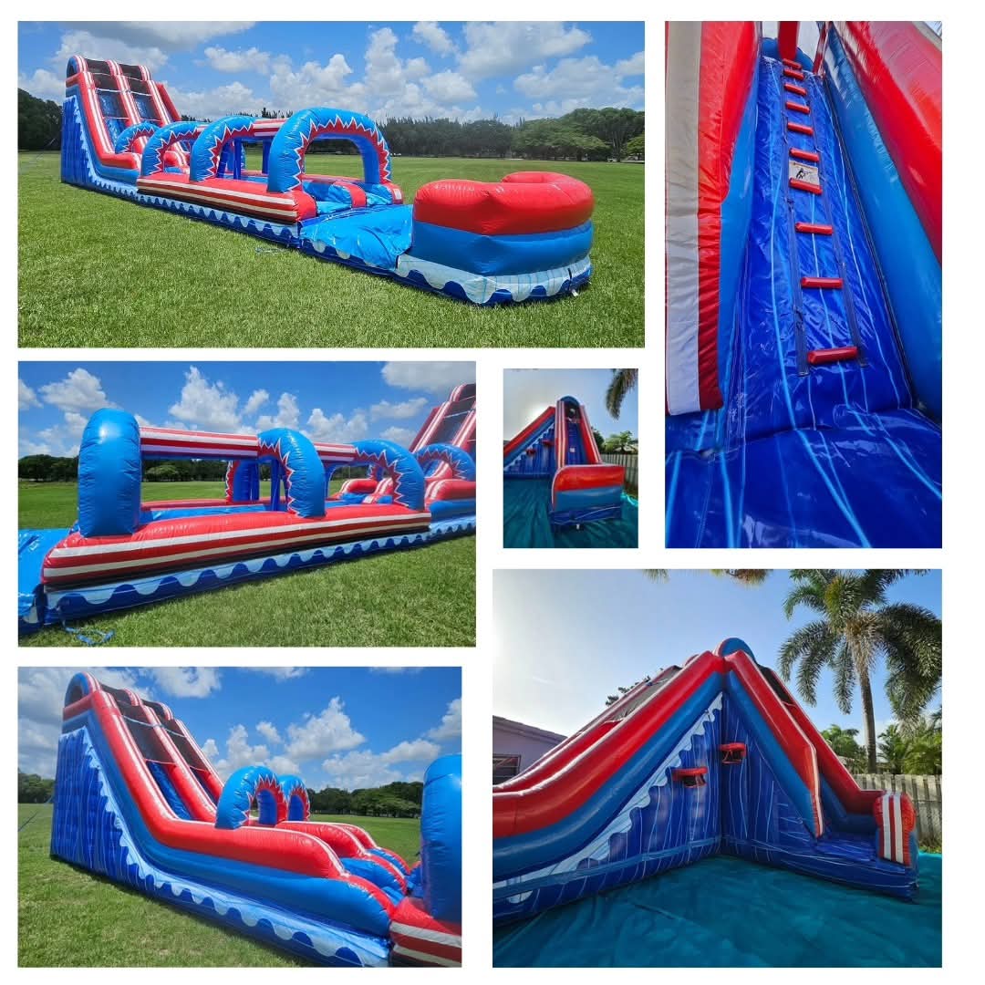 Blast Water Slide with Slip N Slide