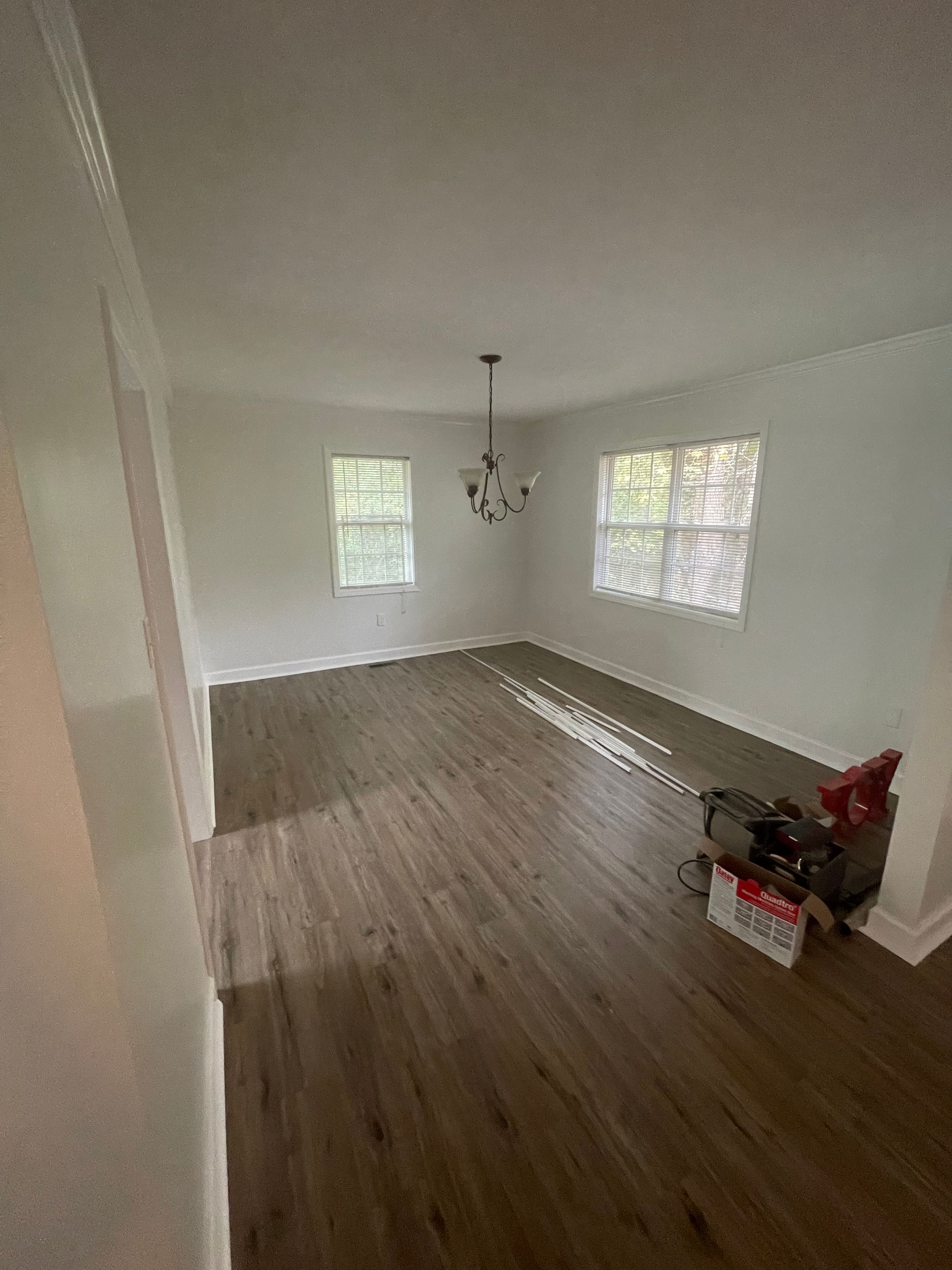 Painting, flooring, trim 